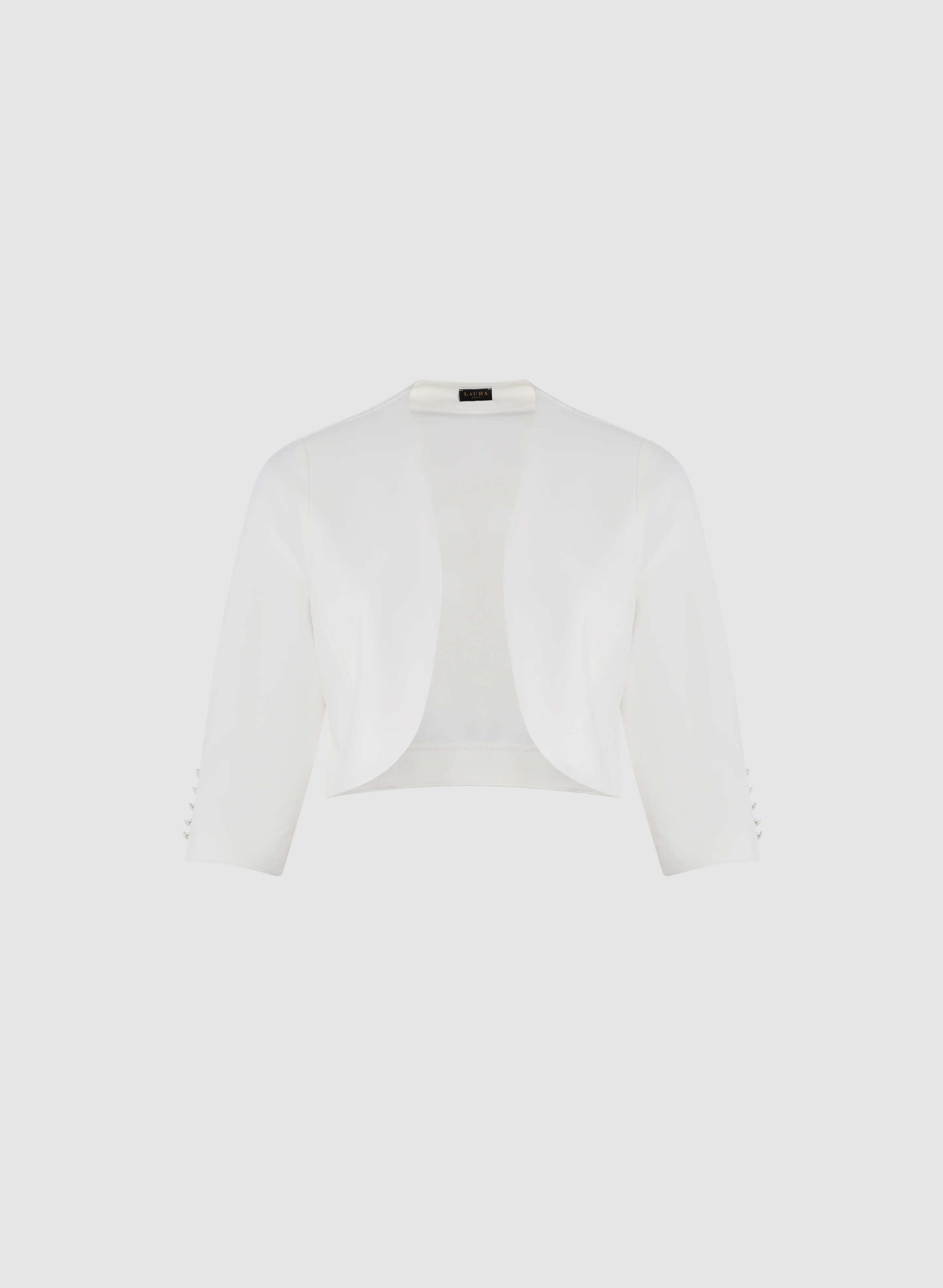 3/4 Button Sleeve Bolero - Image 6