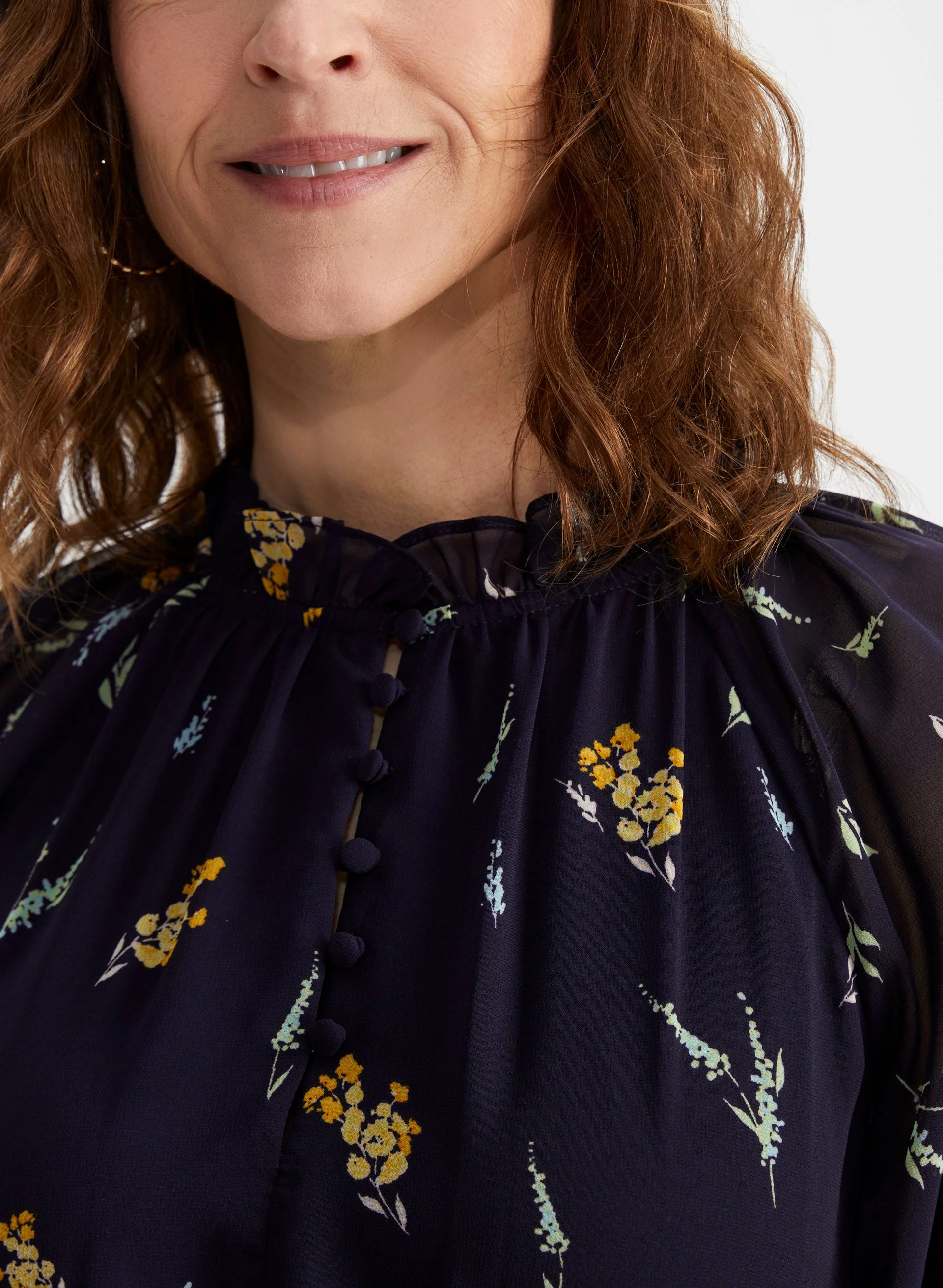 3/4 Sleeve Floral Dress - Image 7