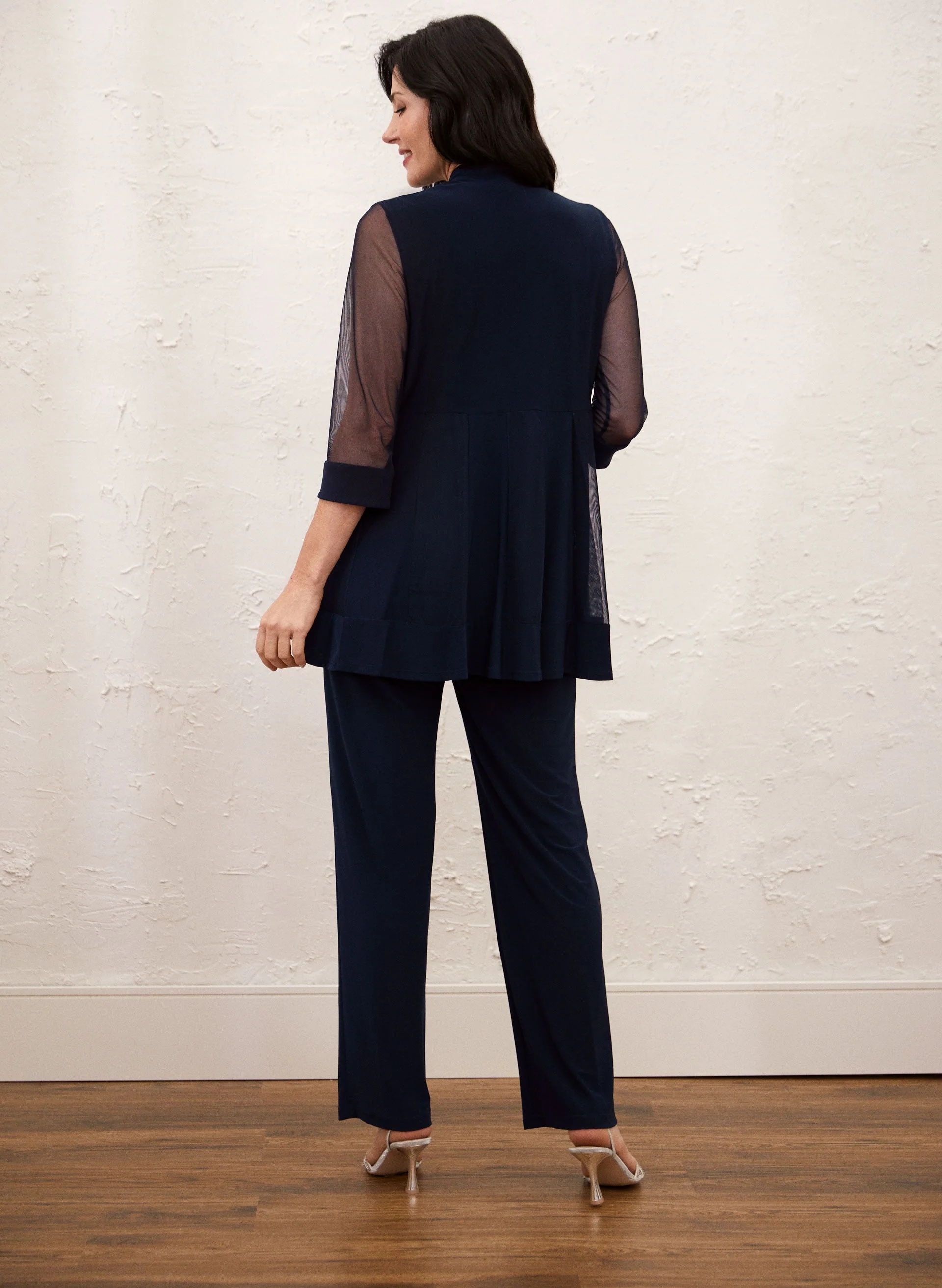 3/4 Sleeve Jacket & Pants Set - Image 2