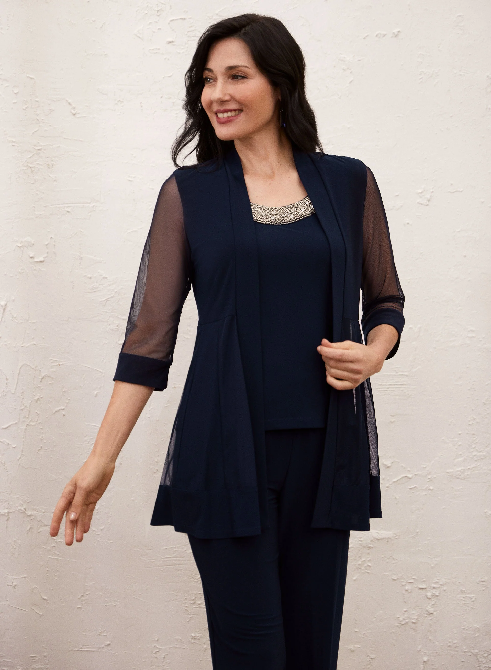 3/4 Sleeve Jacket & Pants Set - Image 4