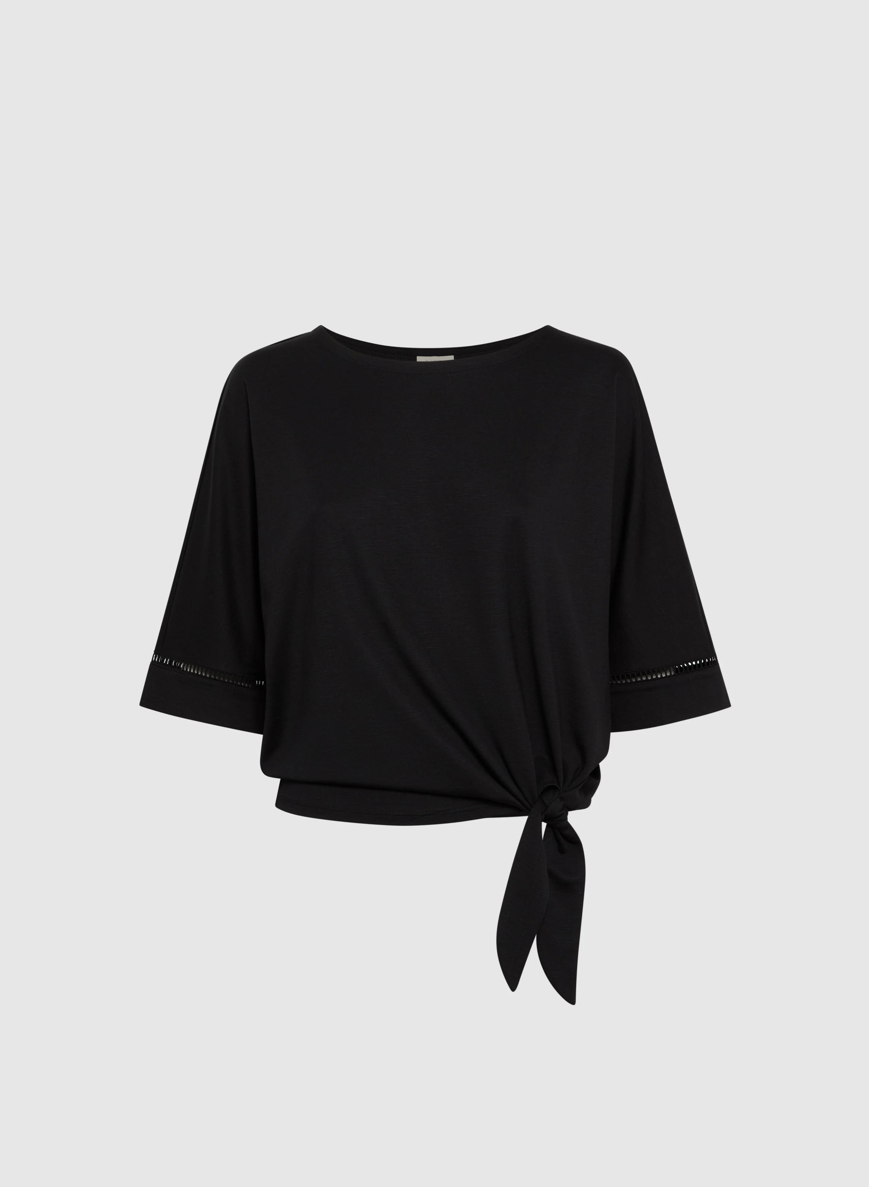 3/4 Sleeve Openwork Top - Image 6