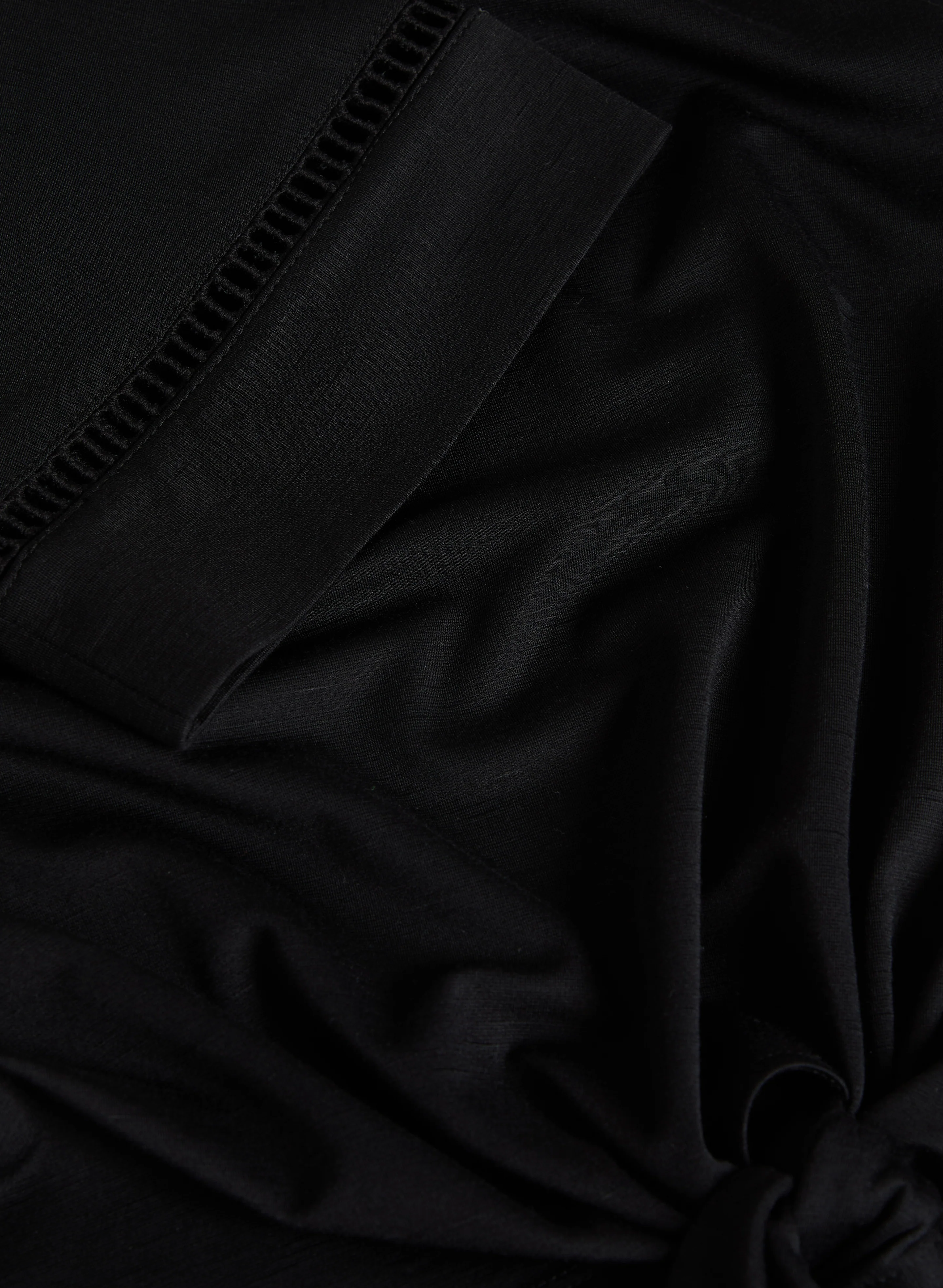 3/4 Sleeve Openwork Top - Image 7