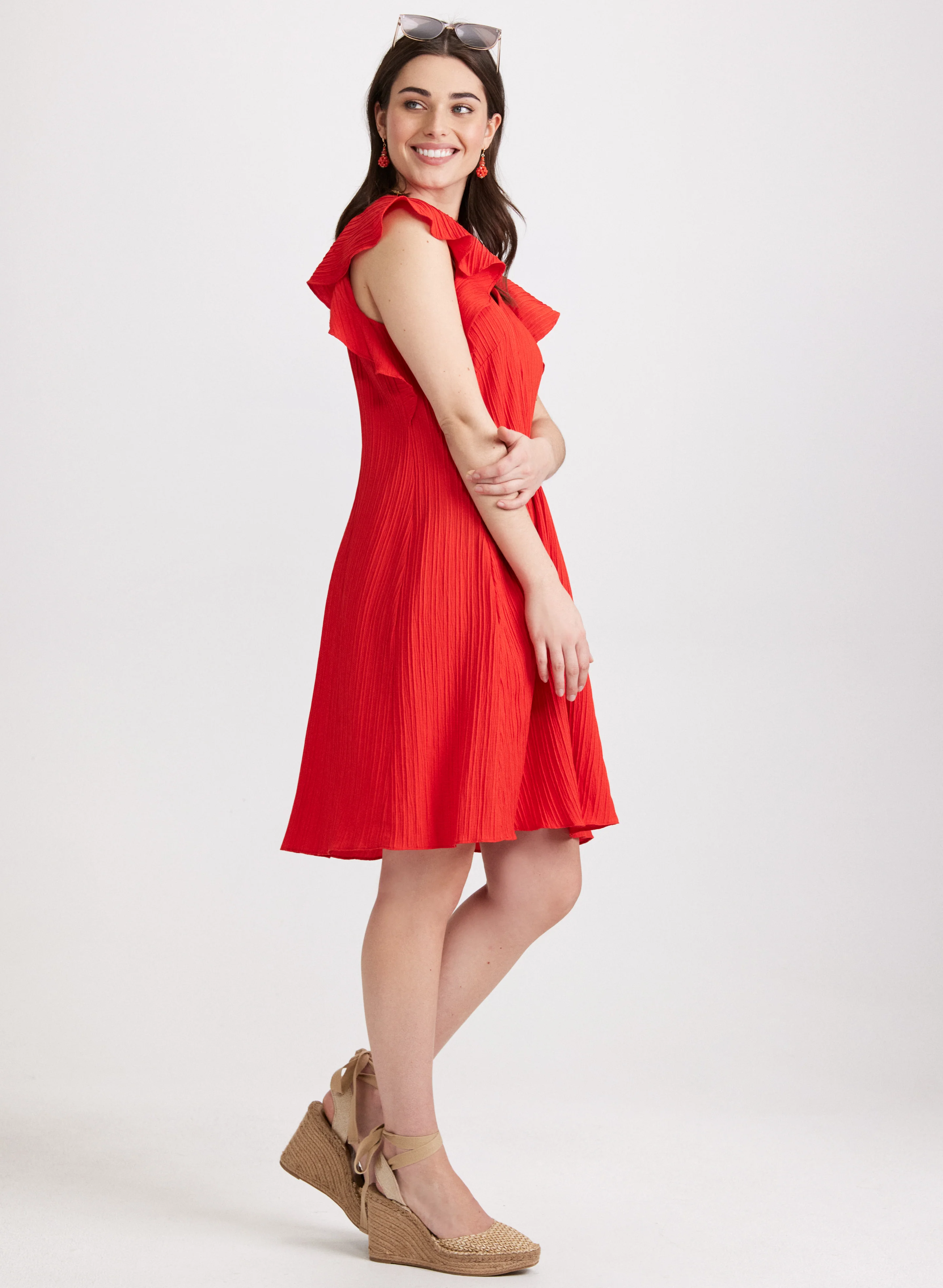 A-Line Jacquard Dress - Image 2