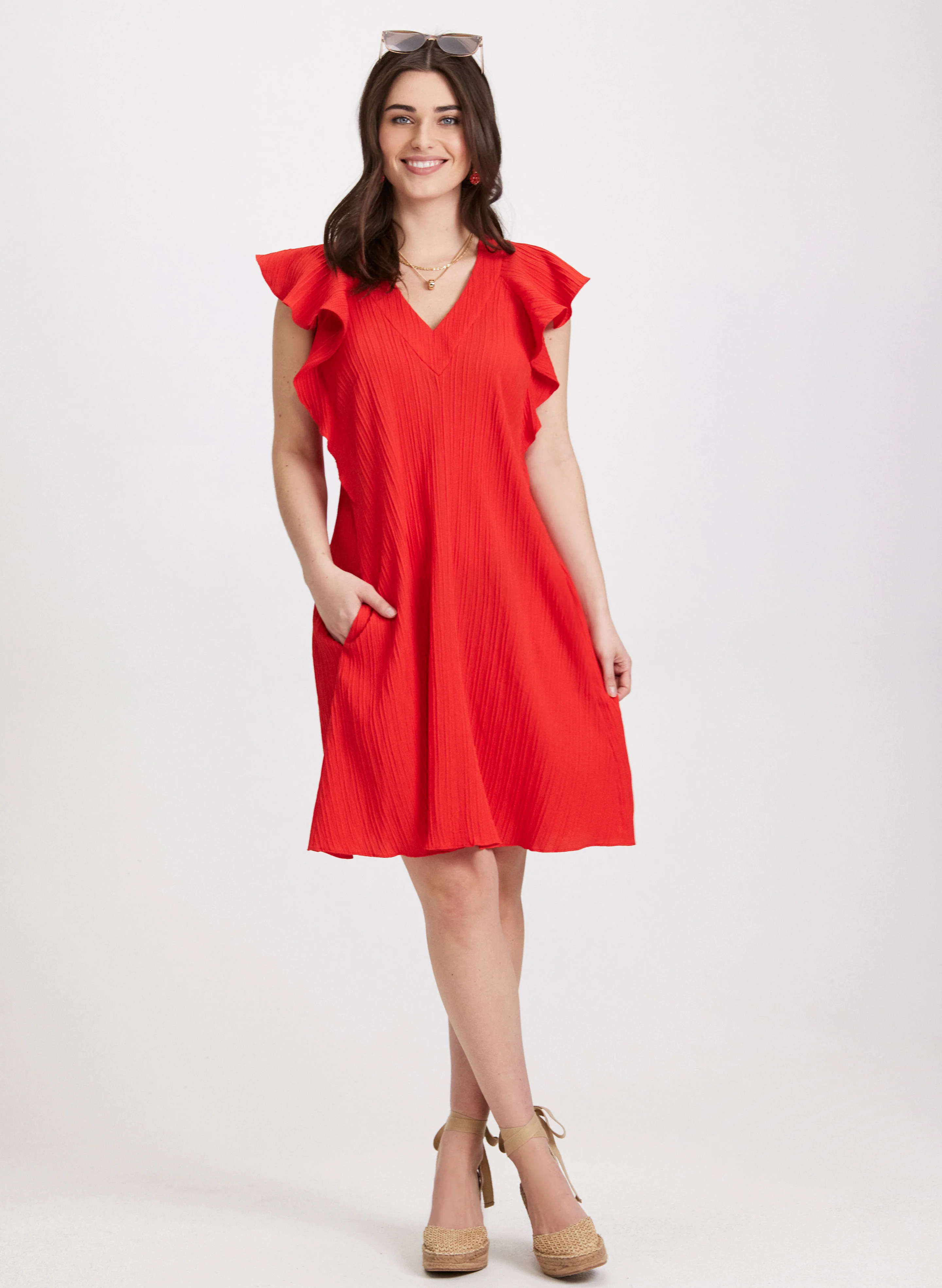 A-Line Jacquard Dress - Image 4
