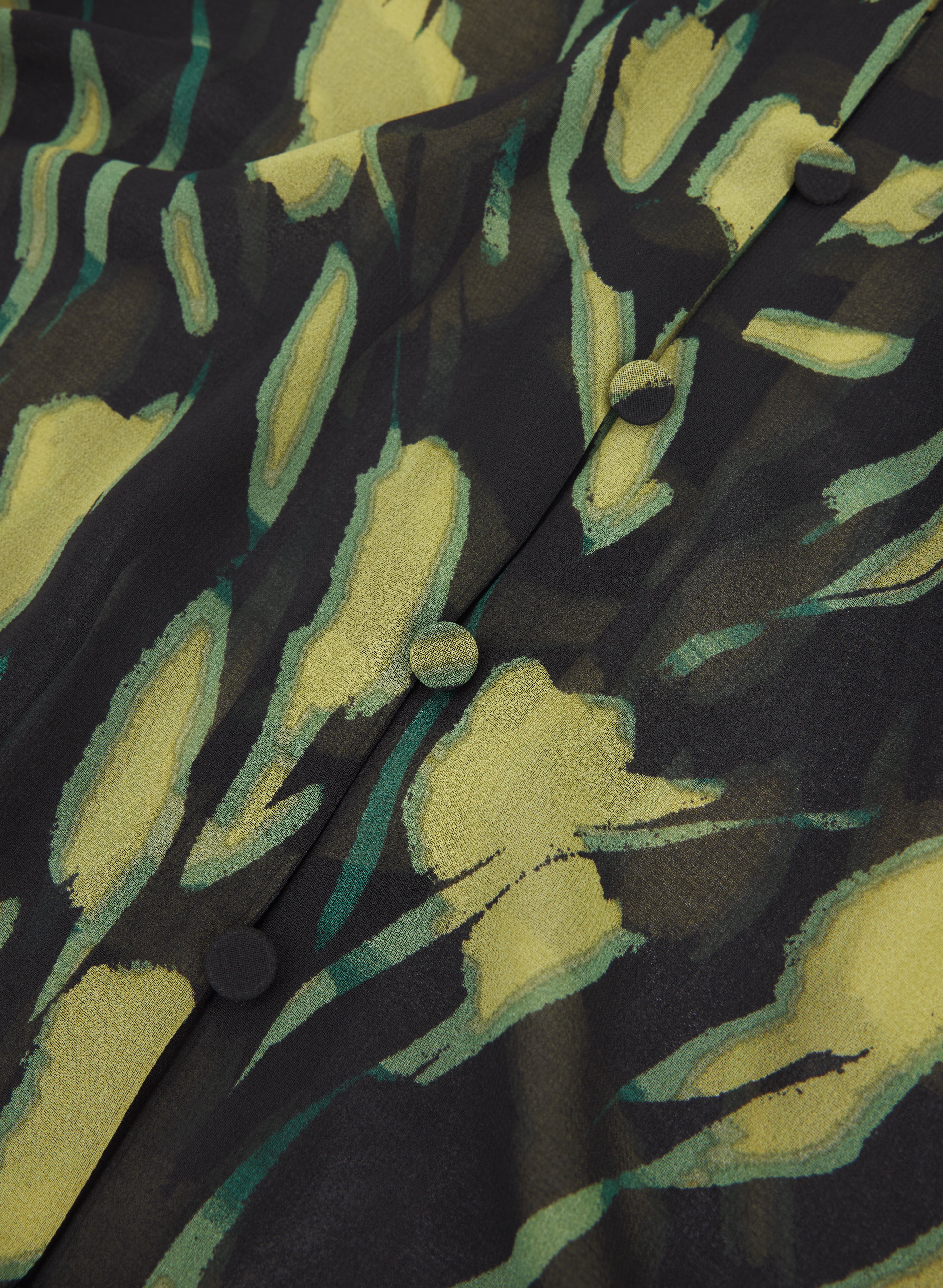 Abstract Chiffon Blouse - Image 7