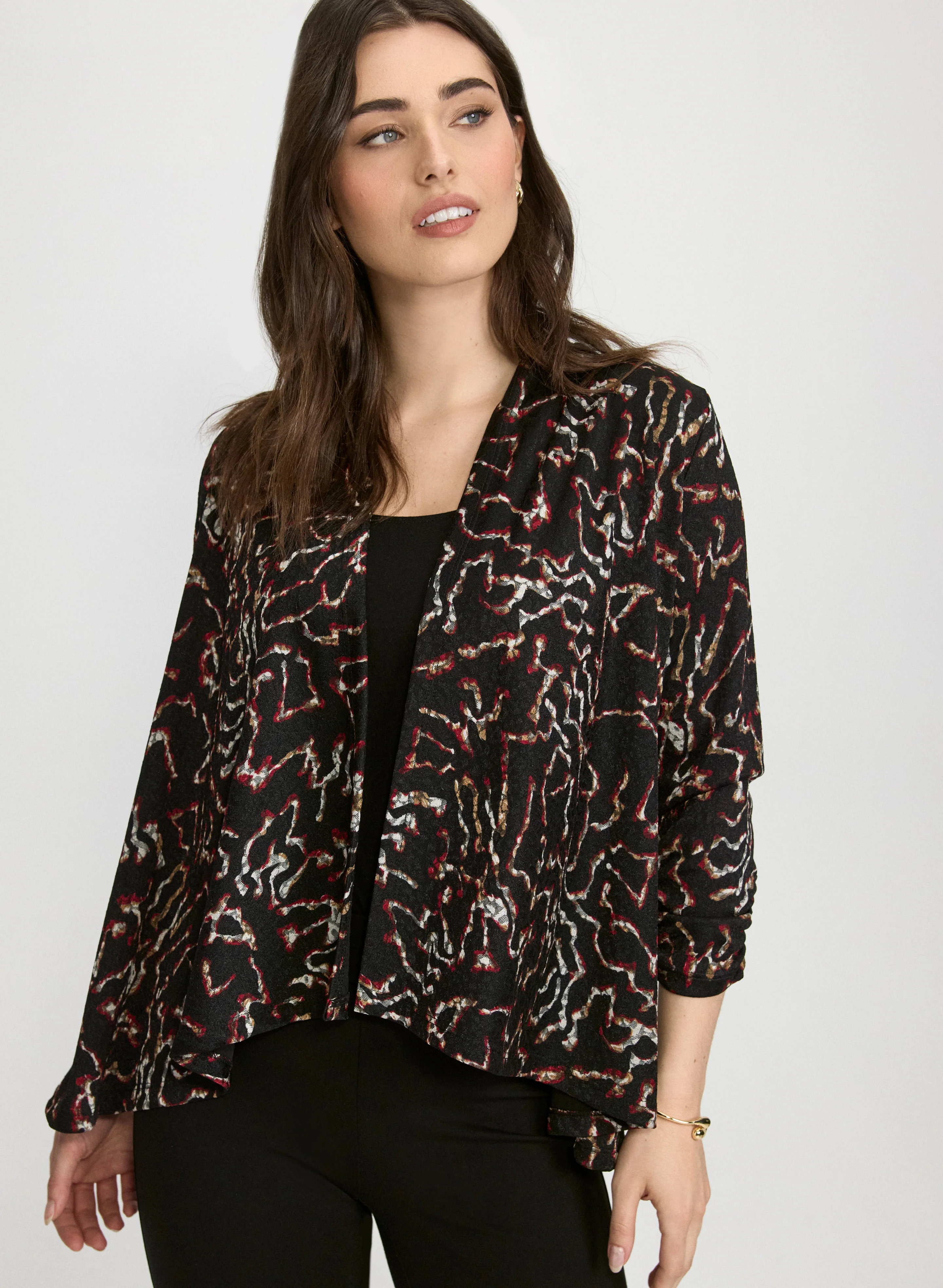 Abstract Jacquard Jacket