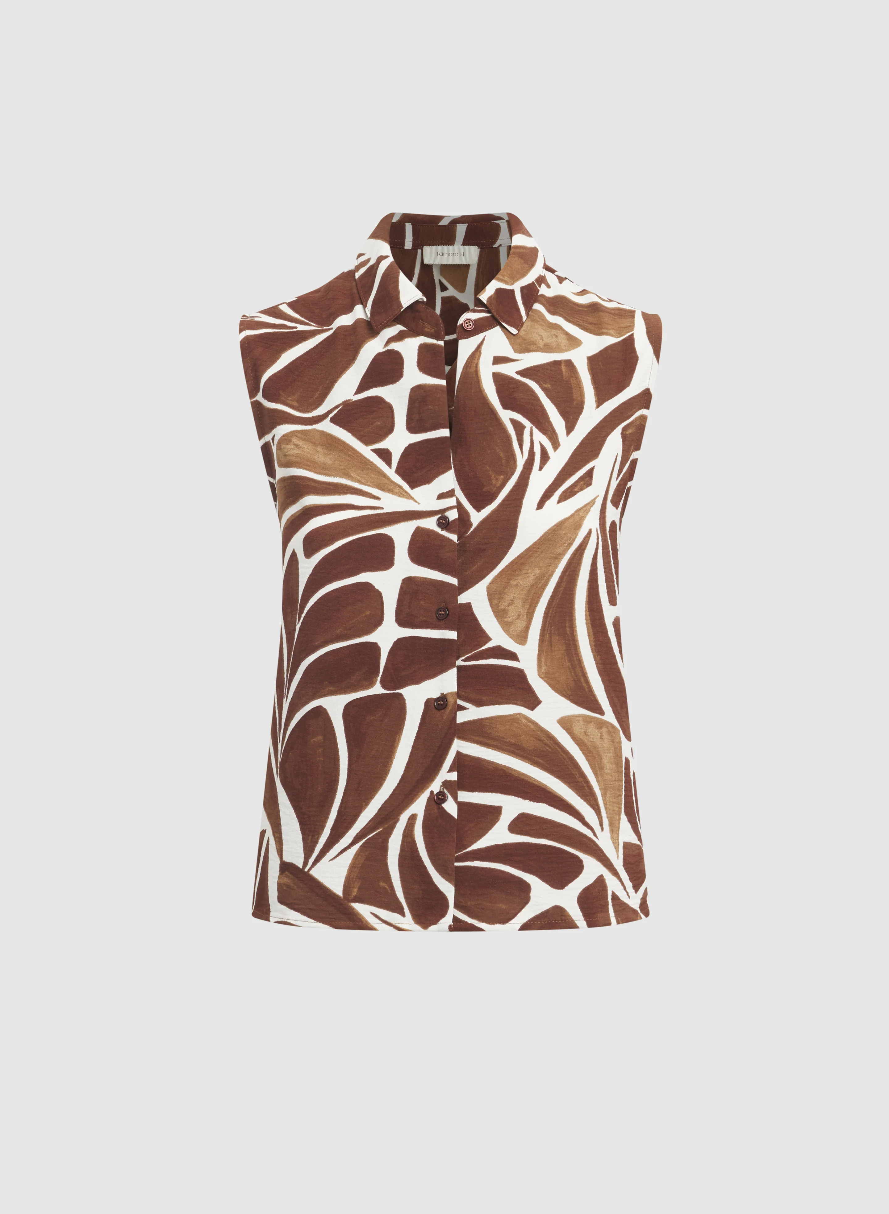 Abstract Print Blouse - Image 6