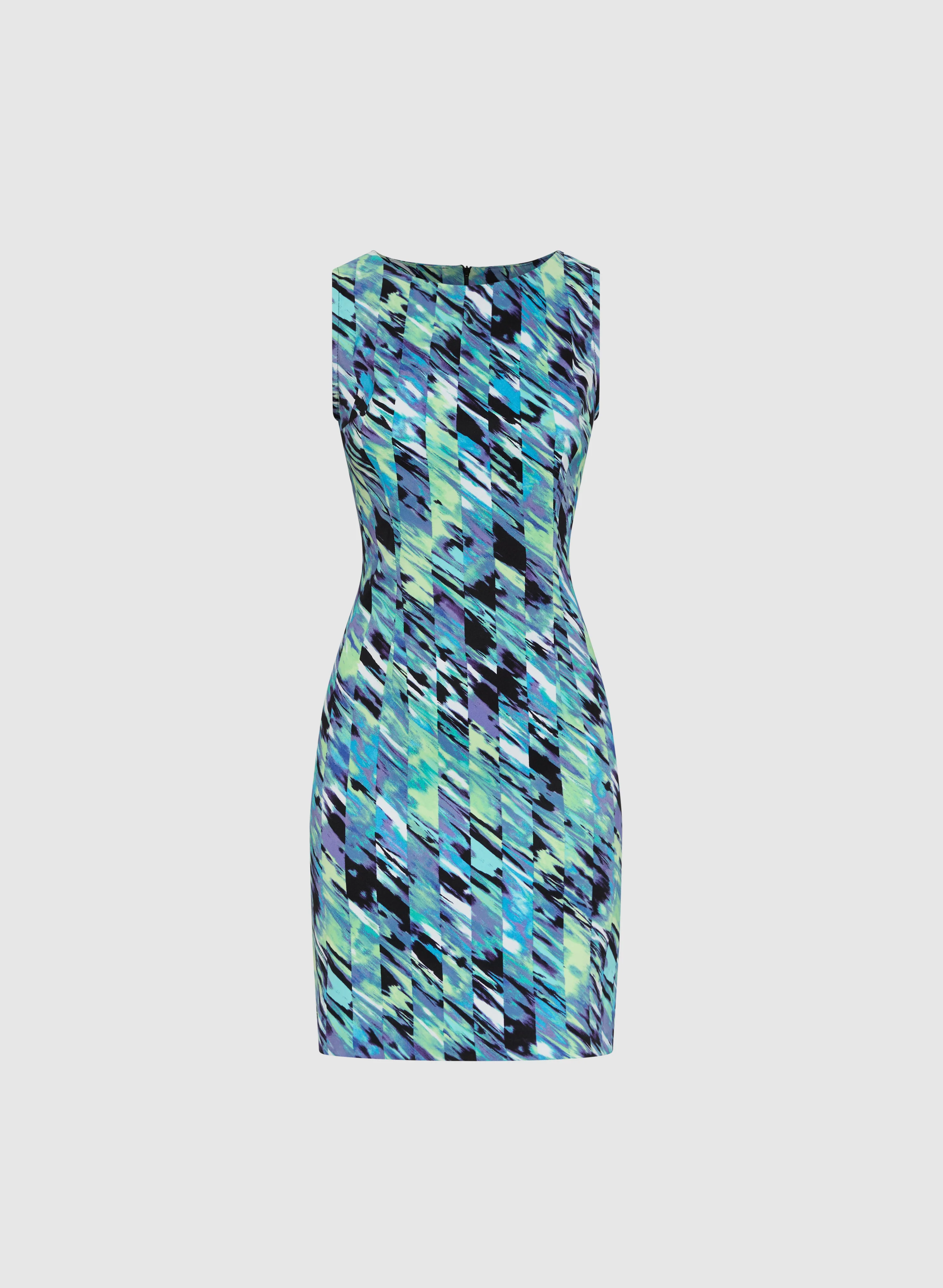 Abstract Print Dress - Image 6