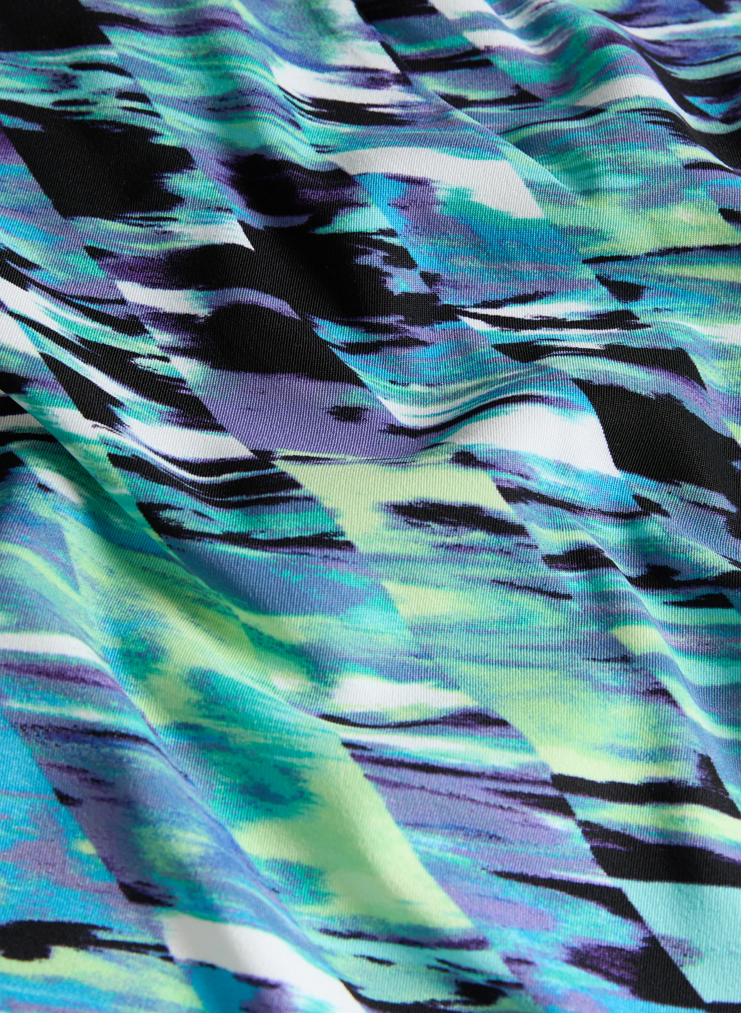 Abstract Print Dress - Image 7