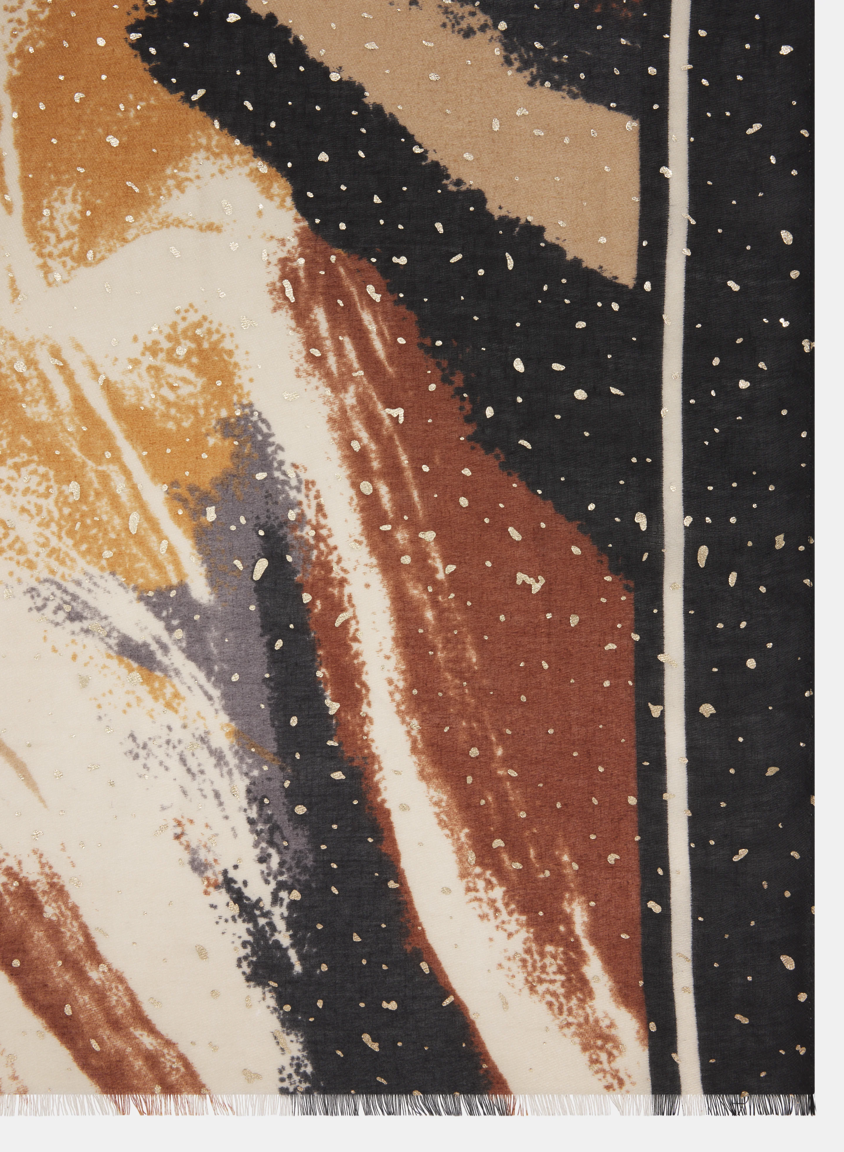 Abstract Print Scarf - Image 3