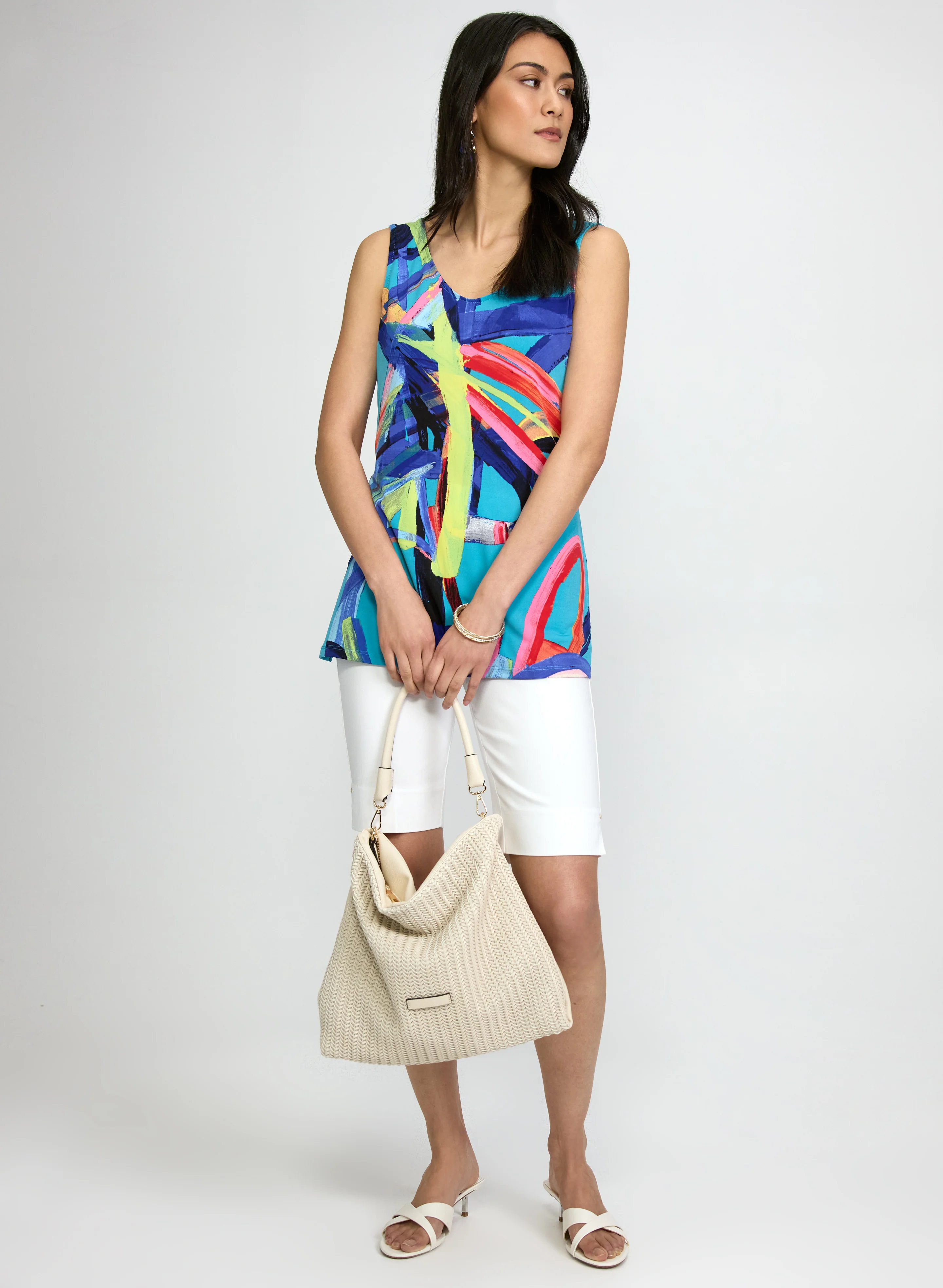Abstract Print Tank Top - Image 4