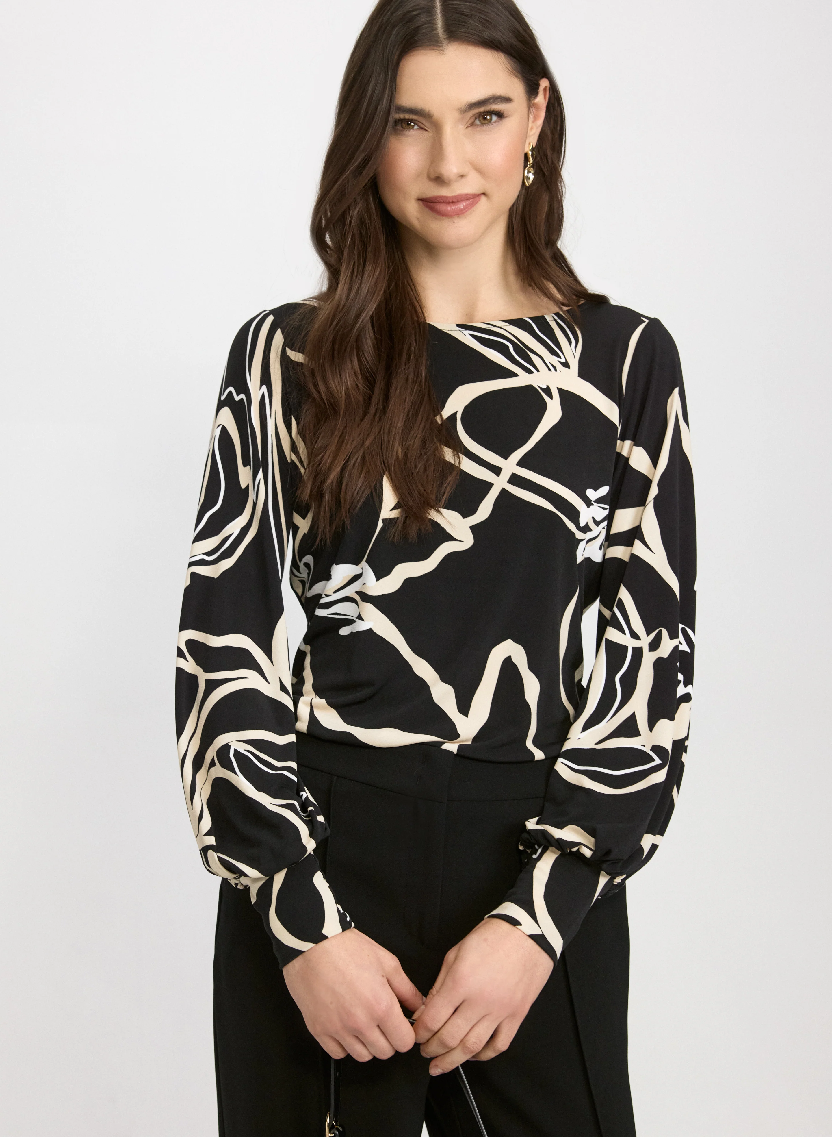 Abstract Print Top
