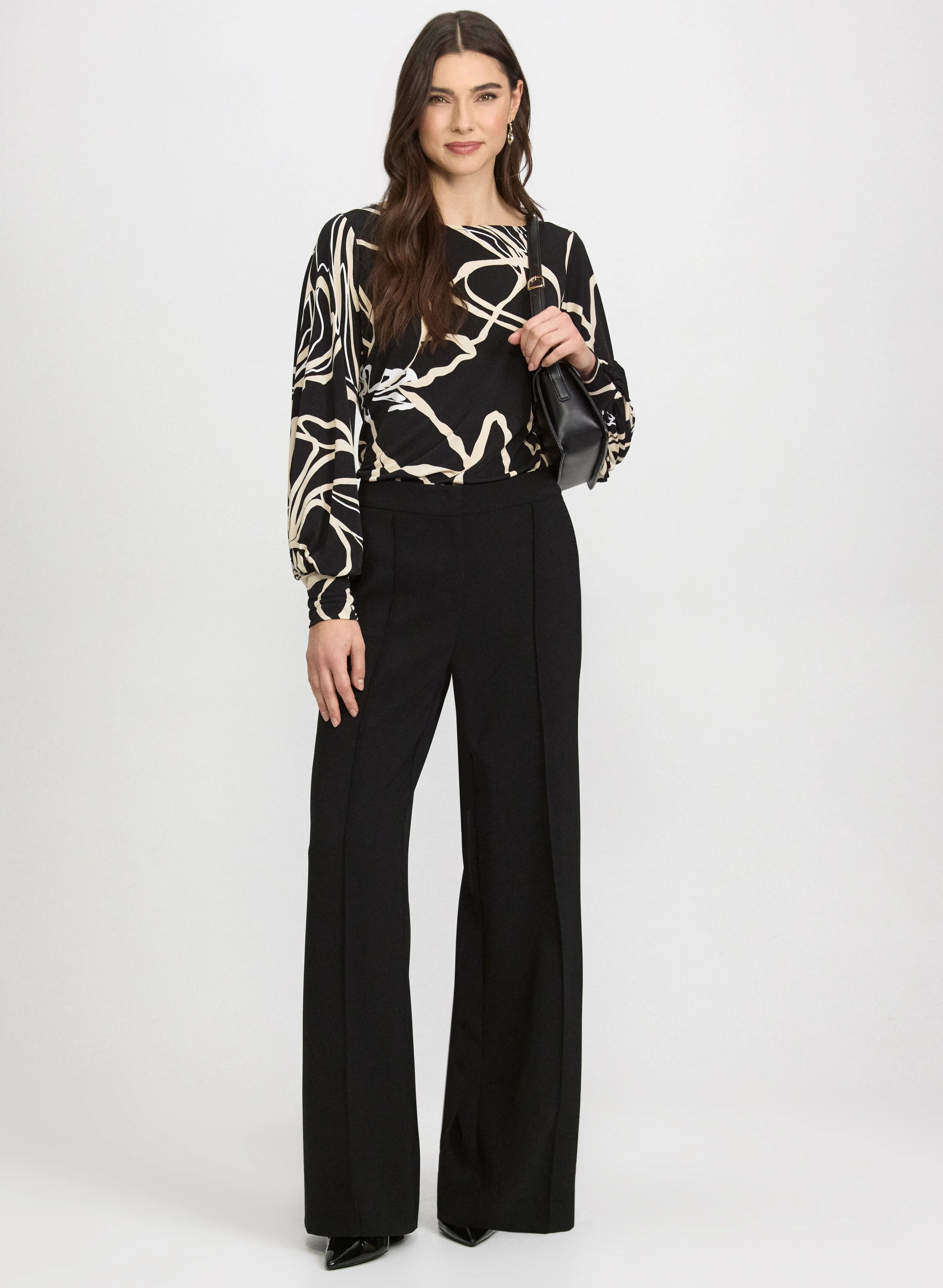 Abstract Print Top - Image 3