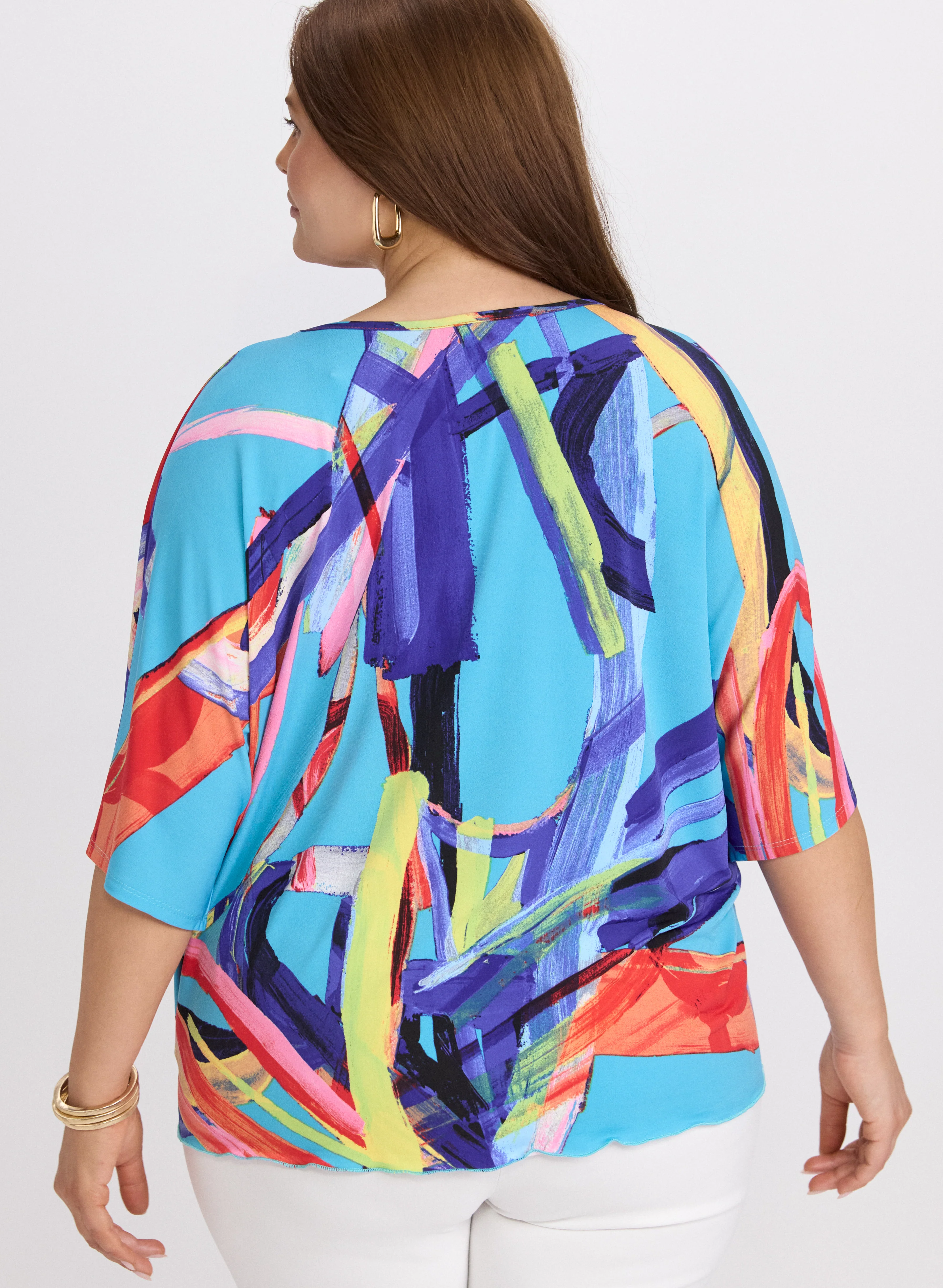 Abstract Print Top - Image 3