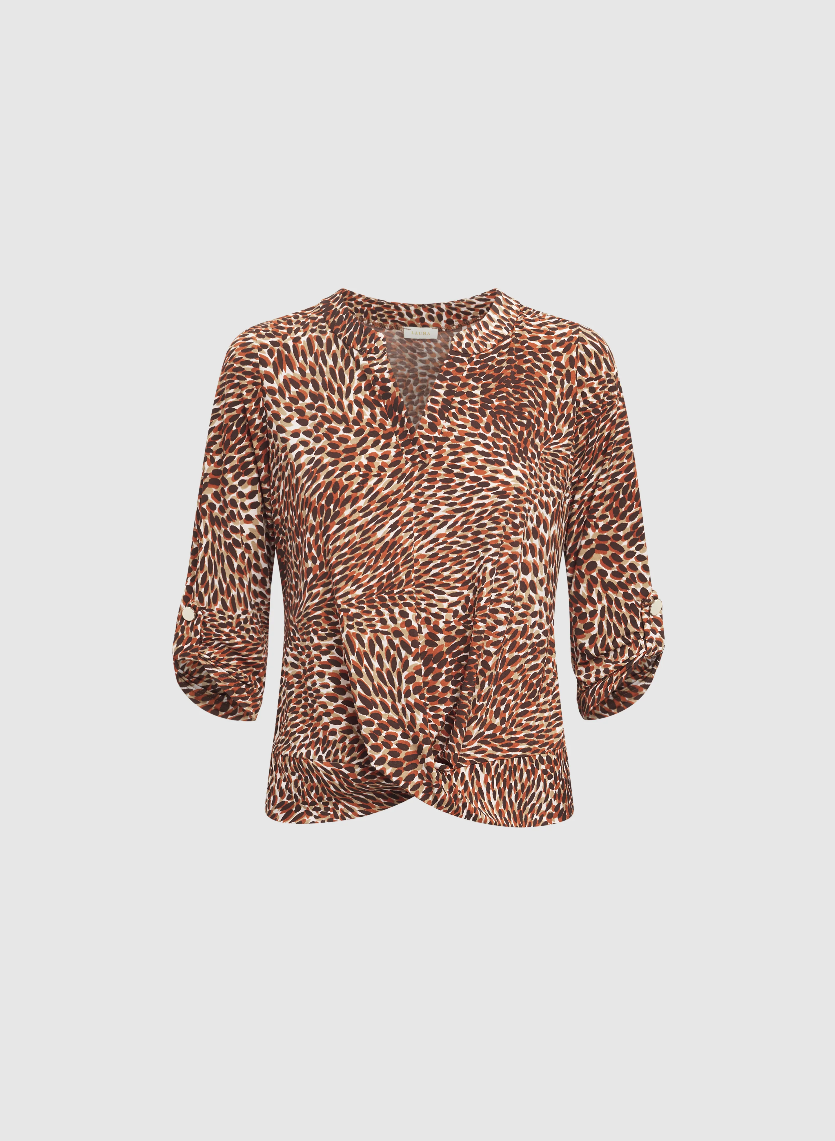 Abstract Print Top - Image 6