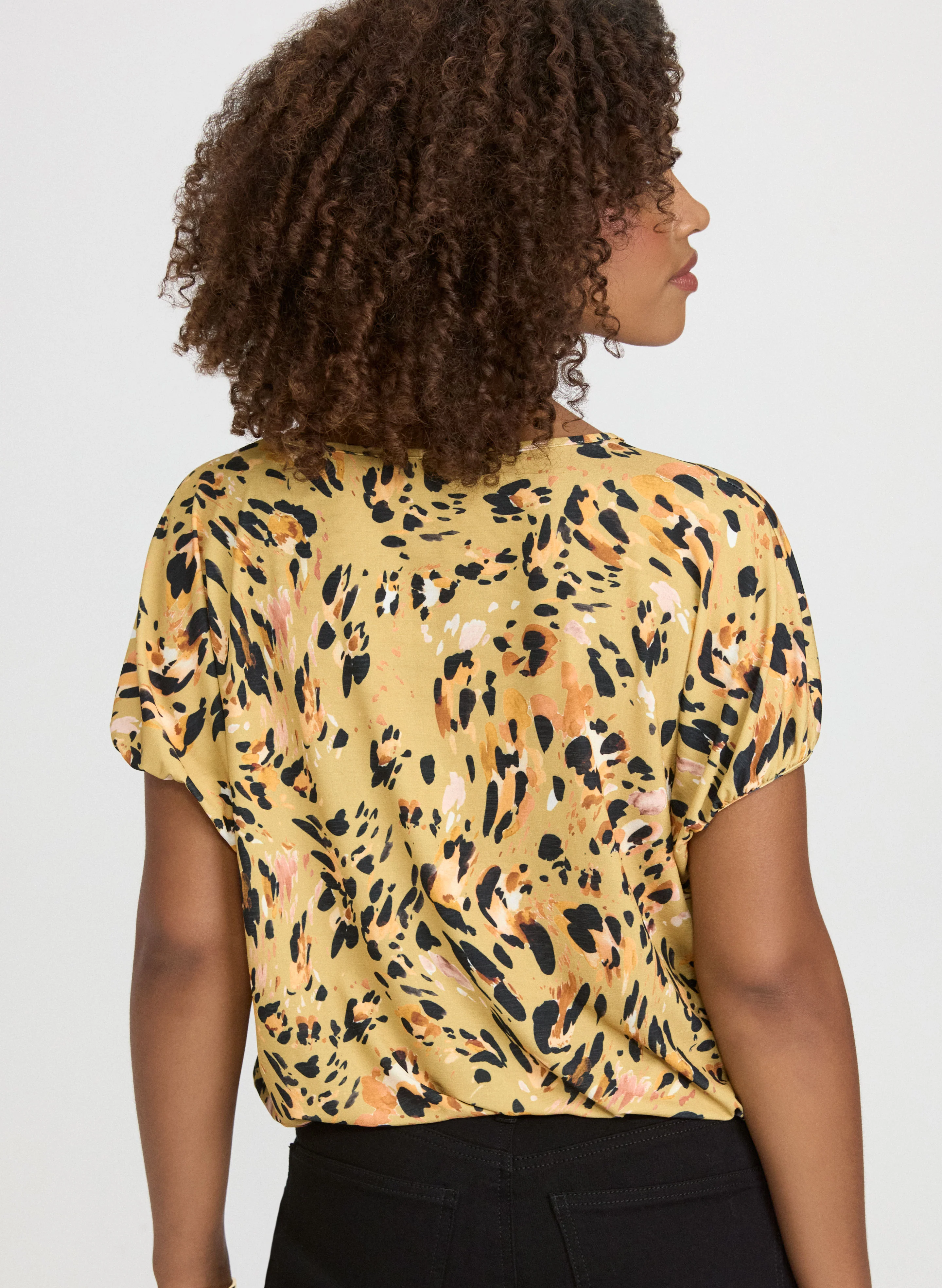 Abstract Print Top - Image 4