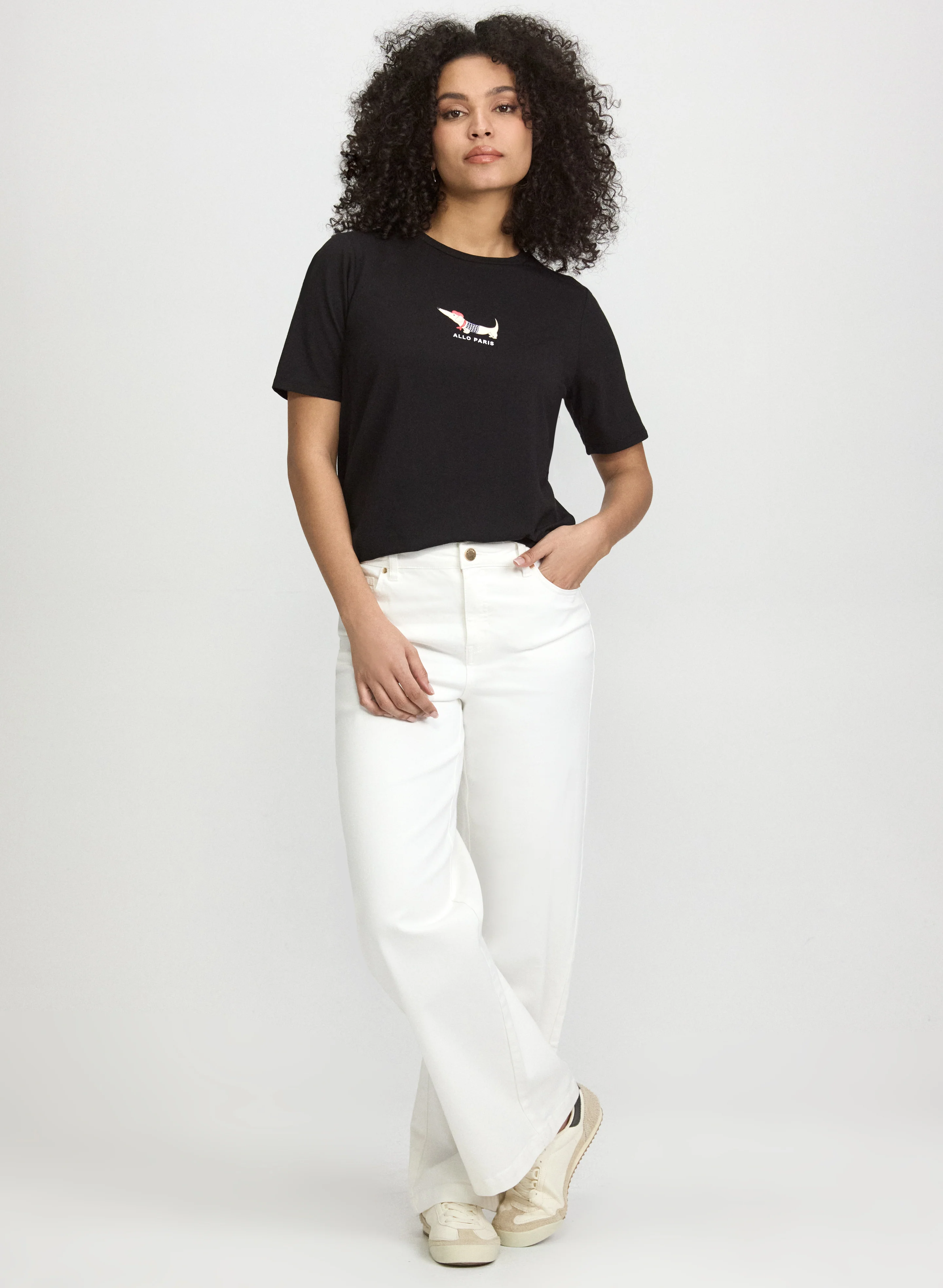 'Allo Paris' T-Shirt - Image 3
