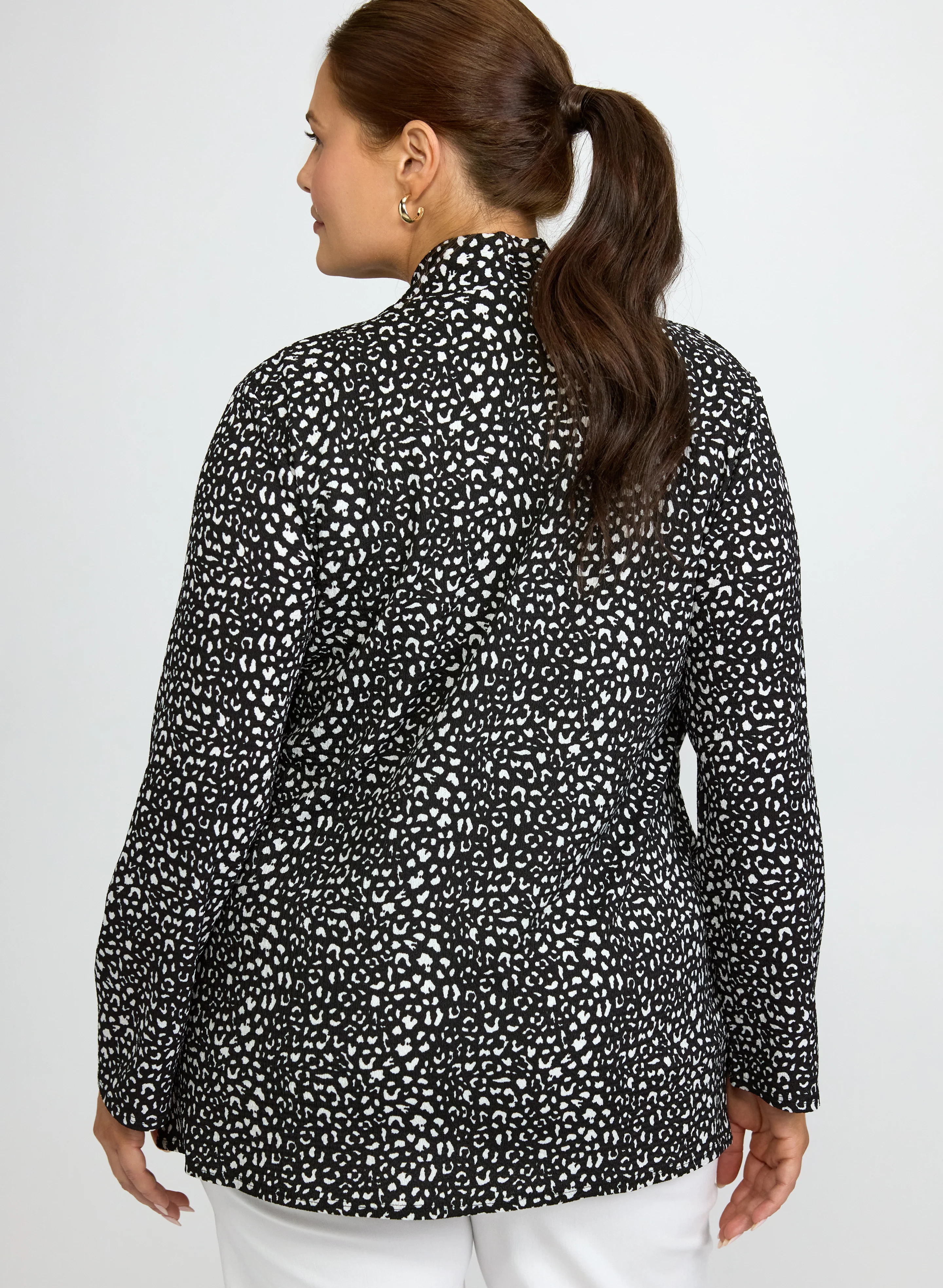 Animal Print Illusion Top - Image 4