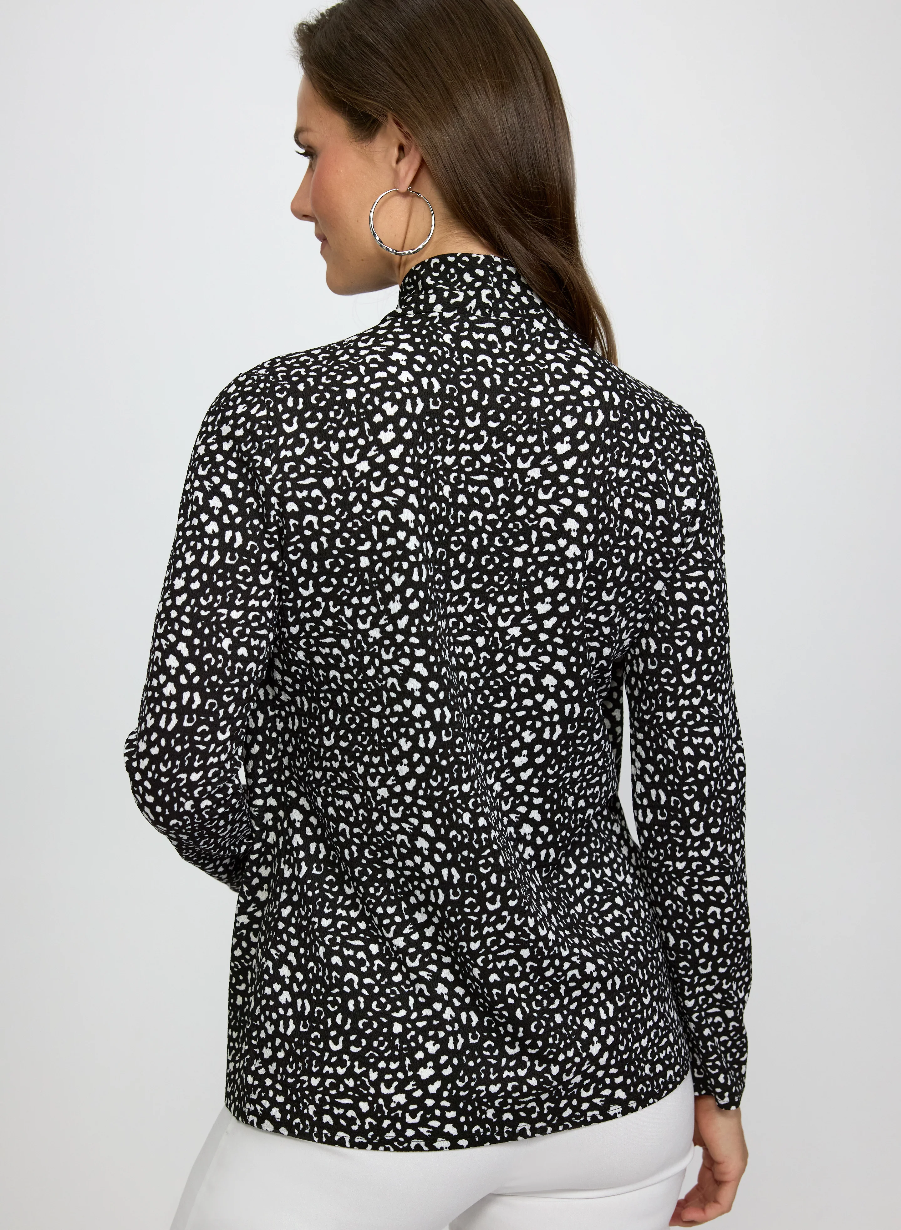 Animal Print Illusion Top - Image 4