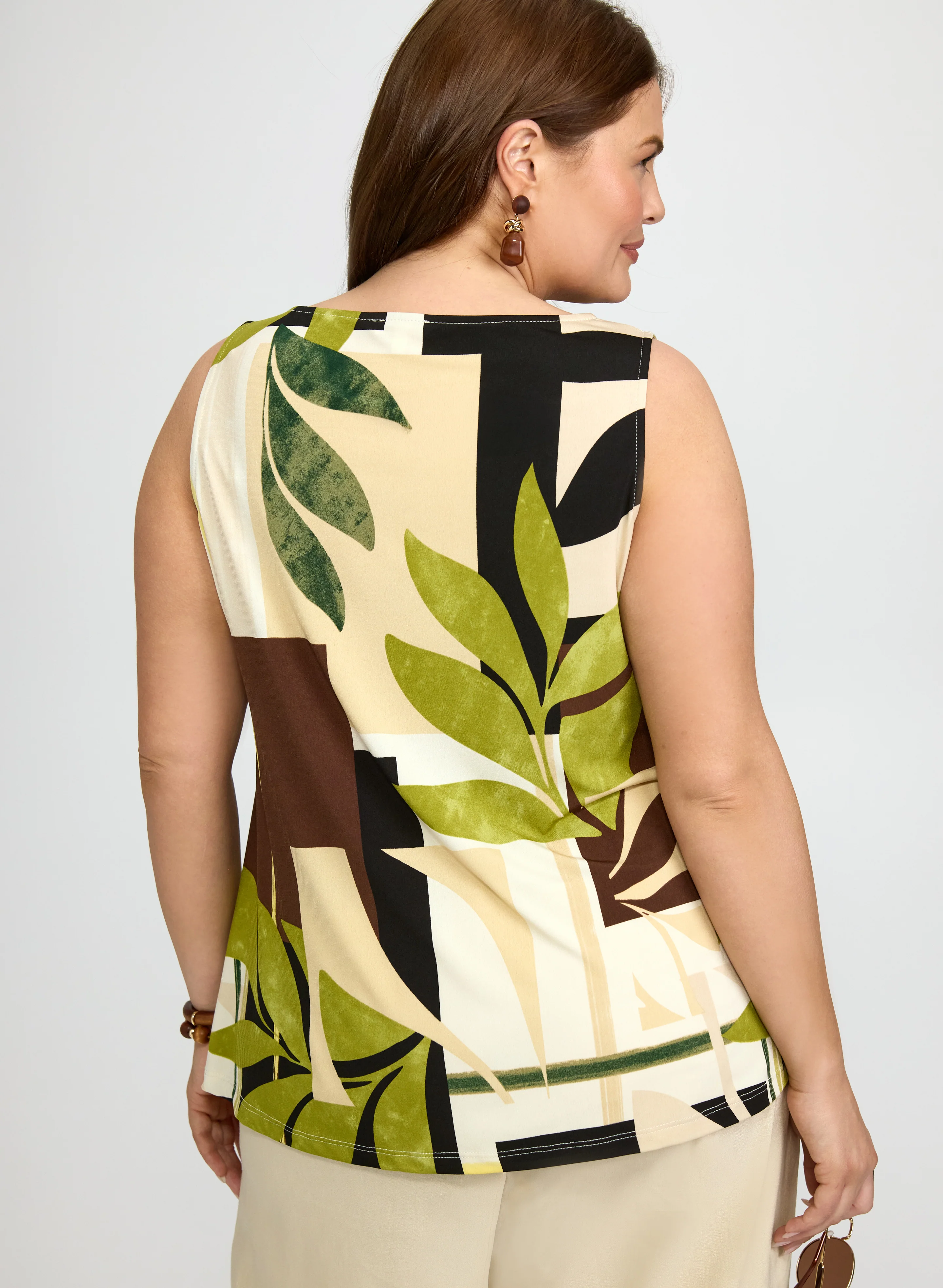 Art Deco Print Top - Image 4