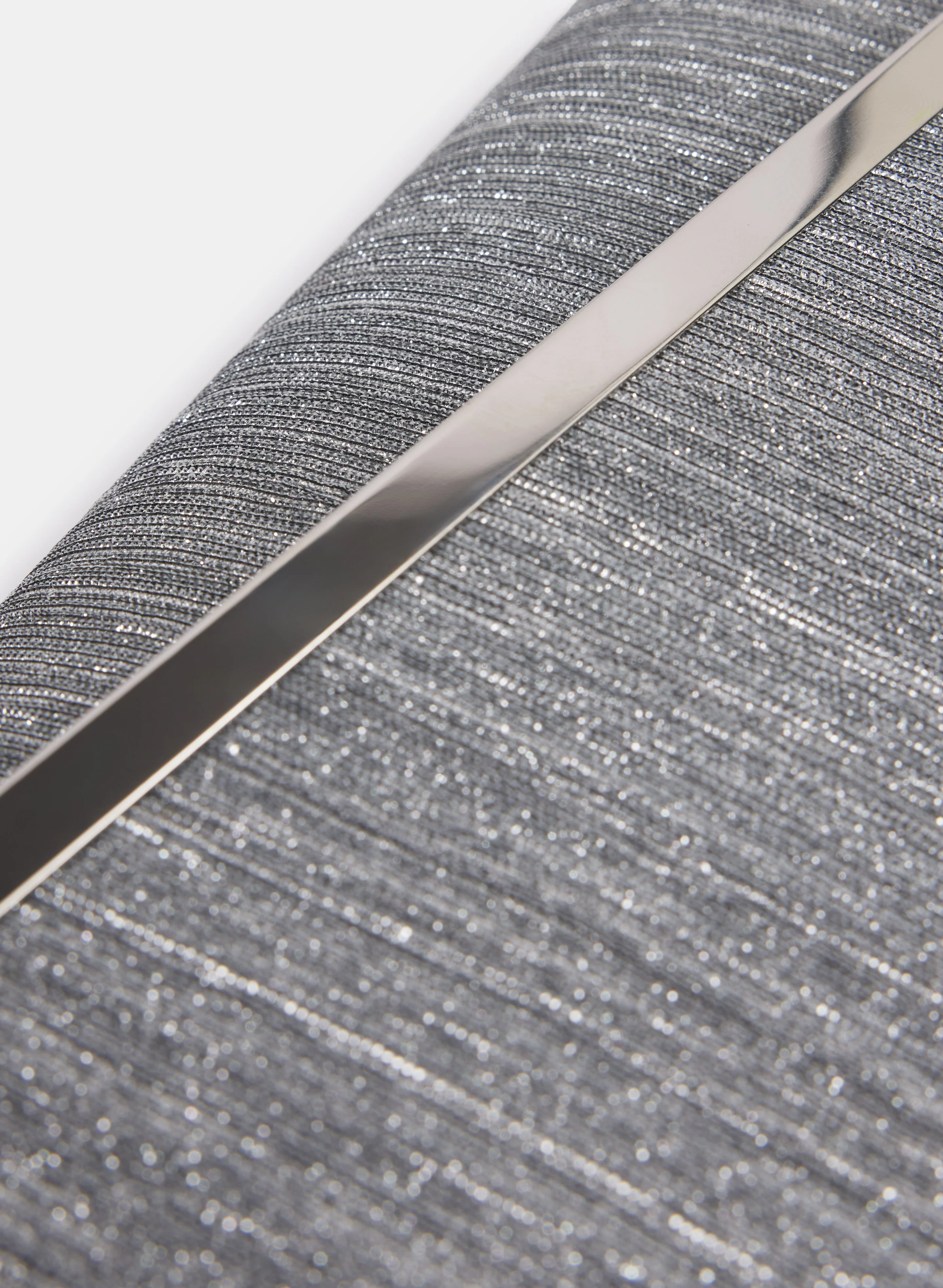 Asymmetric Metallic Envelope Clutch - Image 2