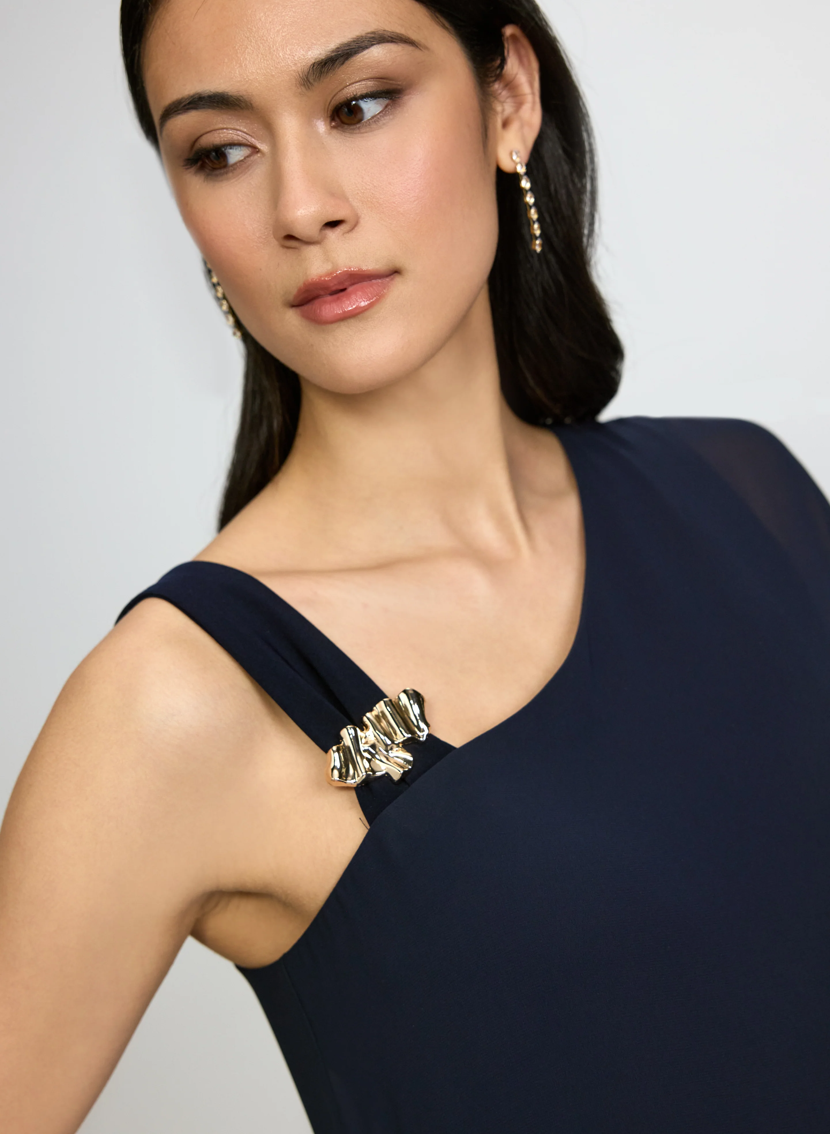 Asymmetric Overlay Jumpsuit - Image 5