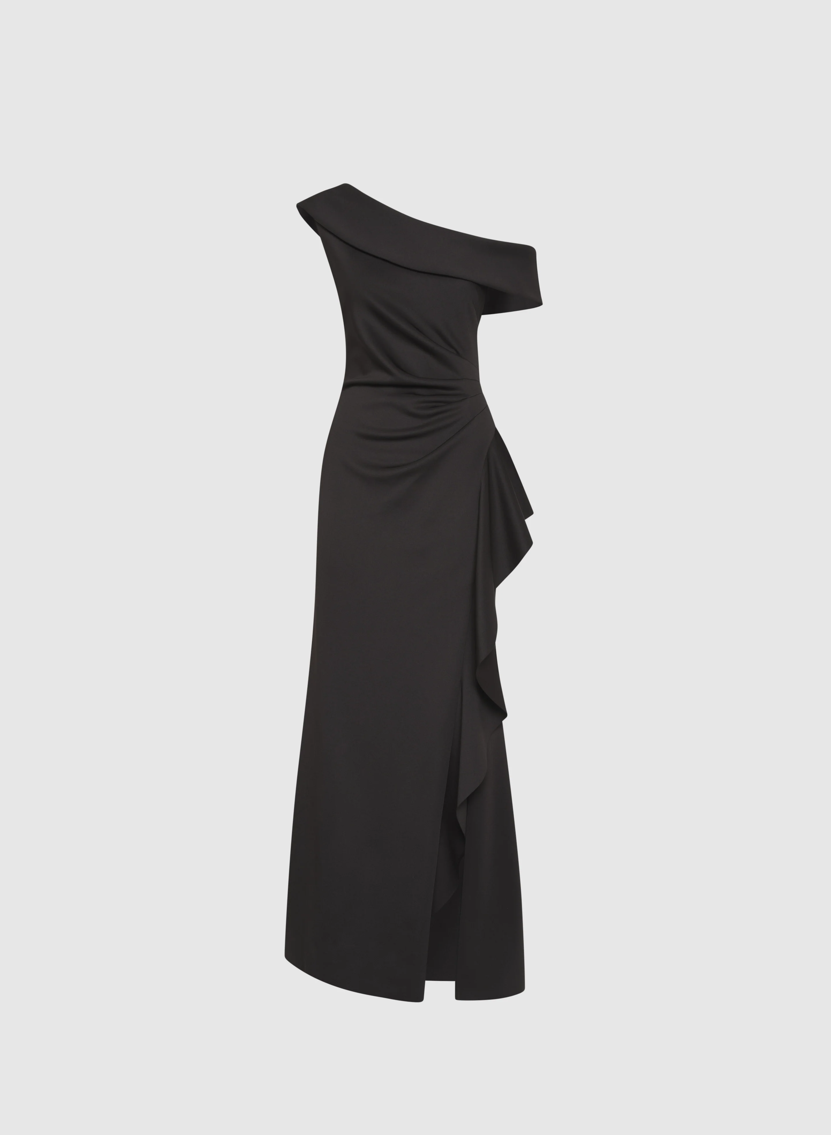 Asymmetric Waterfall Ruffle Dress - Image 6