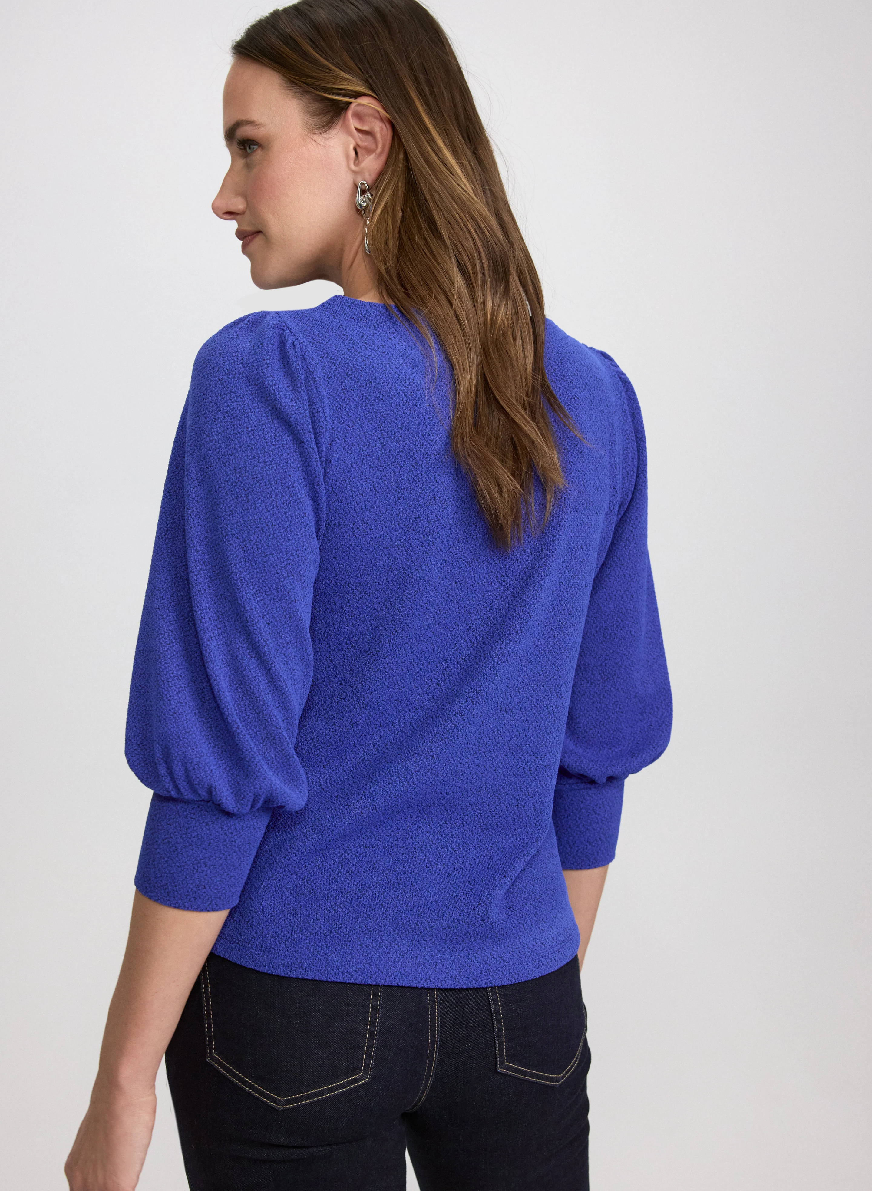 Balloon Sleeve Sweater - Image 5