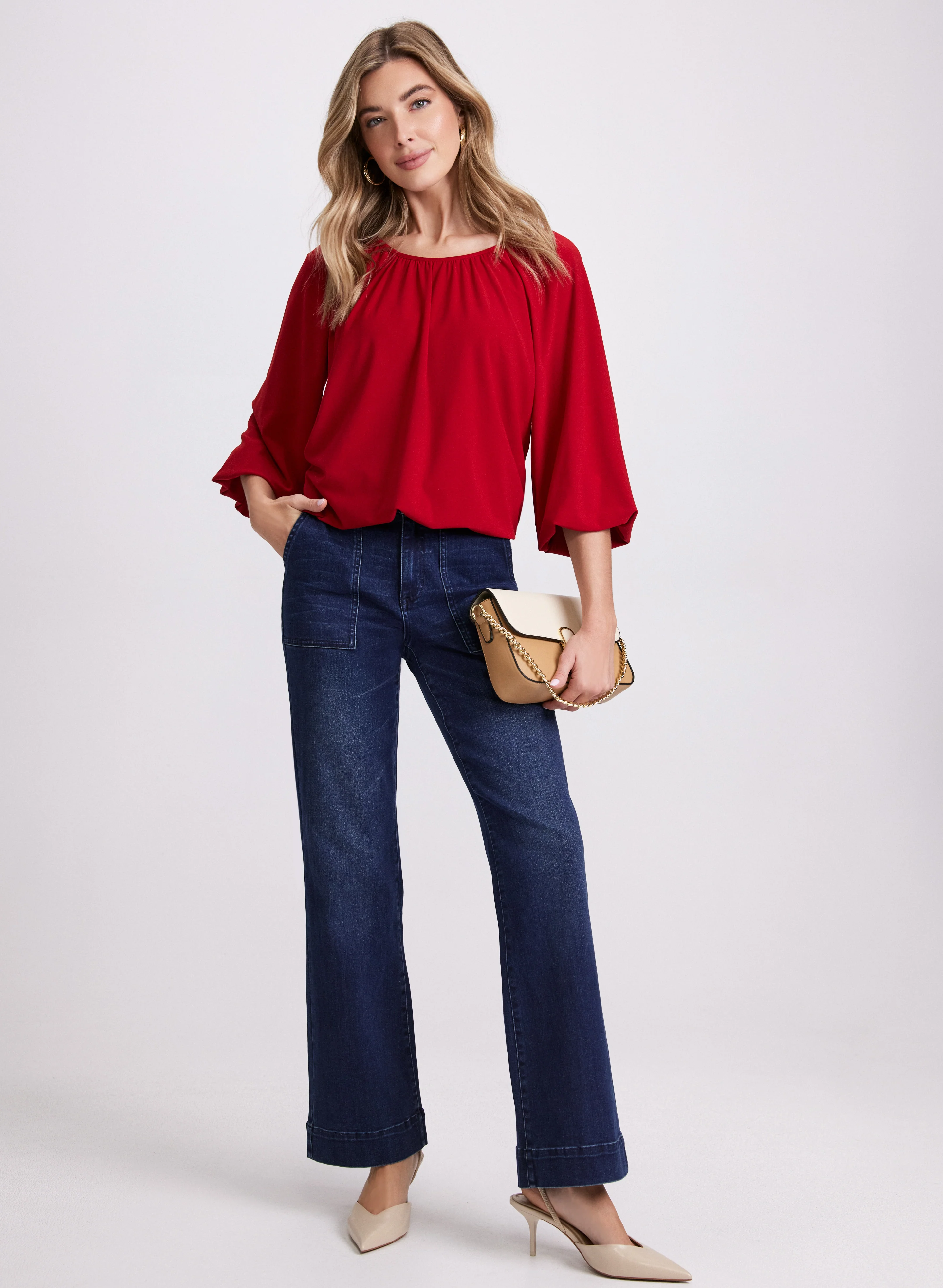 Balloon Sleeve Top - Image 3