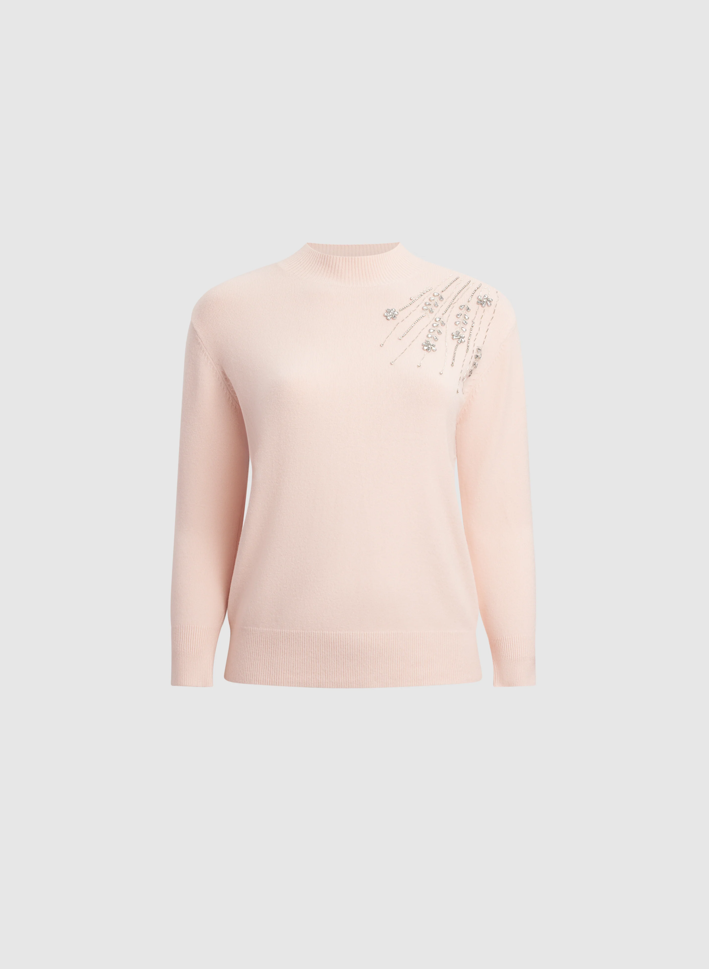 Beaded Crystal Embellished Sweater - Image 6