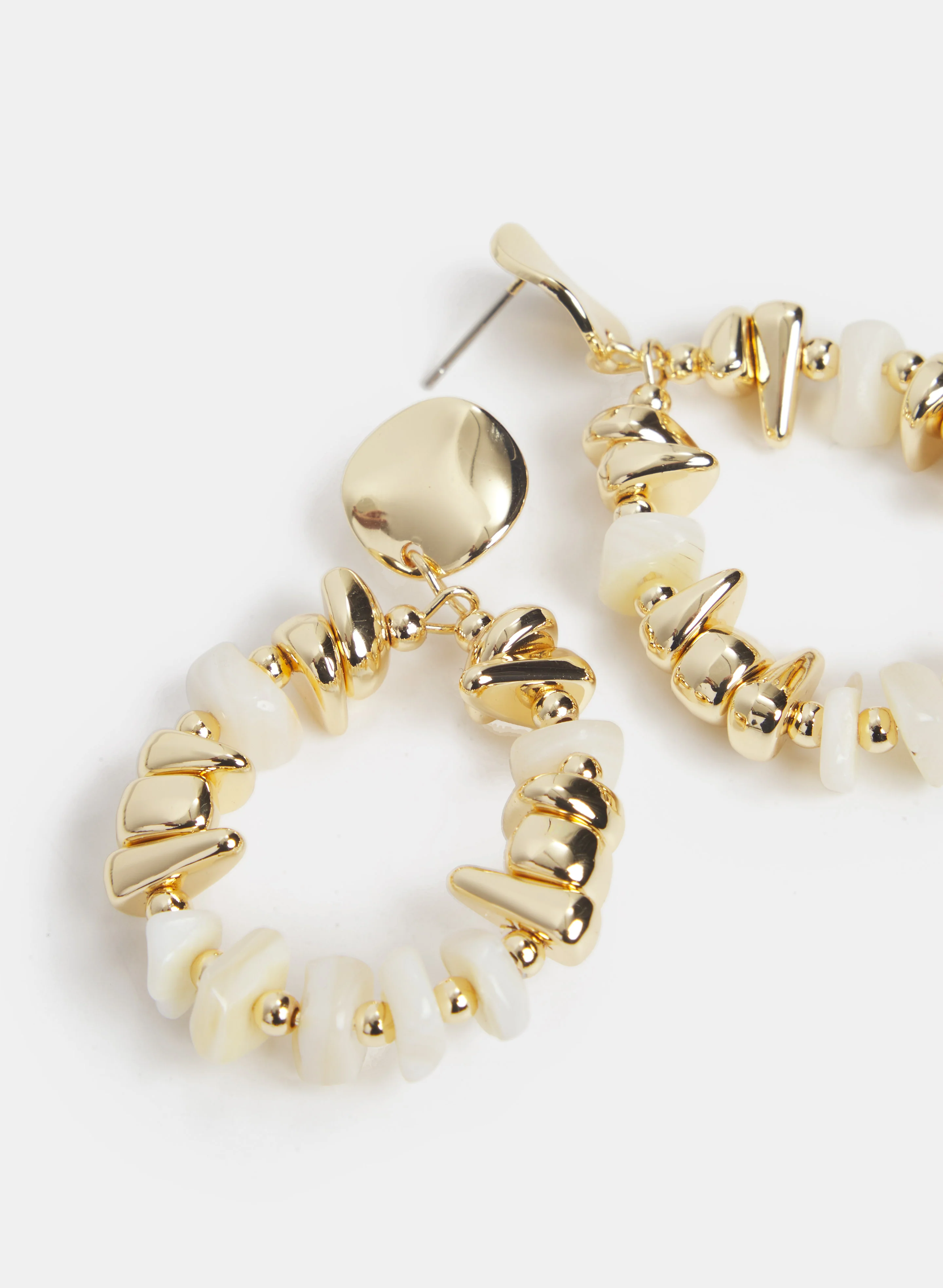 Beaded Hoop Earrings - Image 2