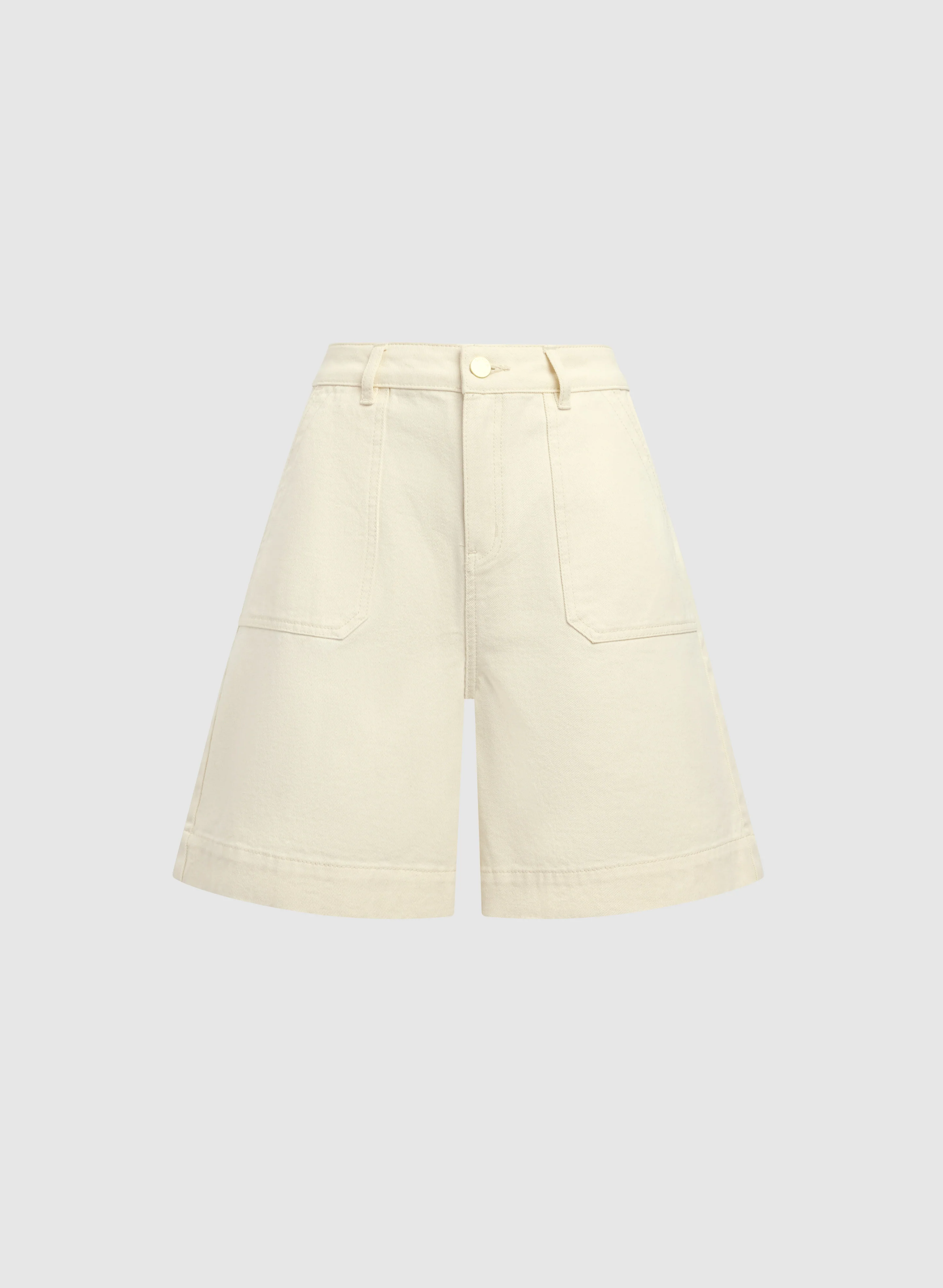 Belted Denim Shorts - Image 8