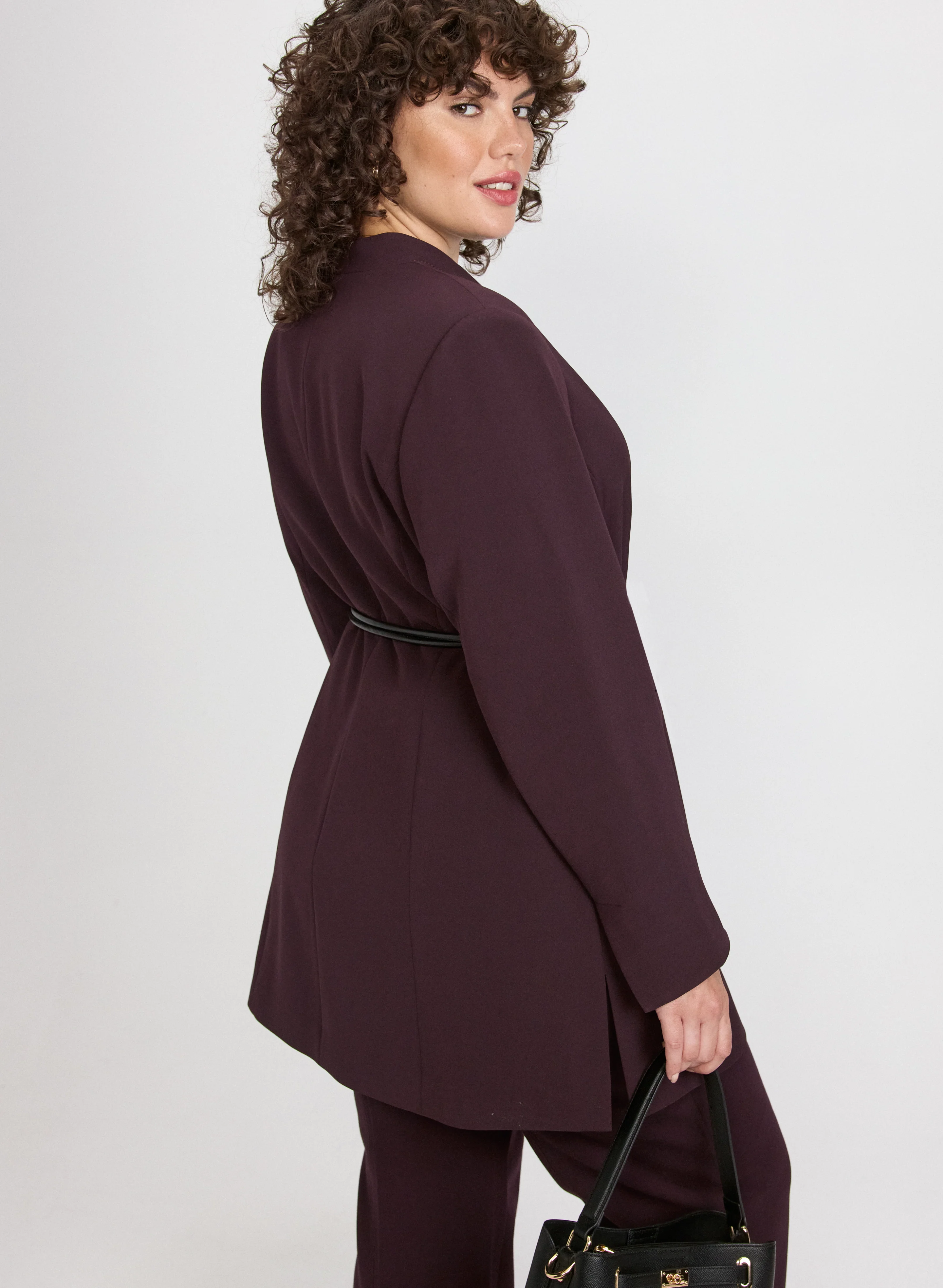 Belted Longline Blazer - Image 4