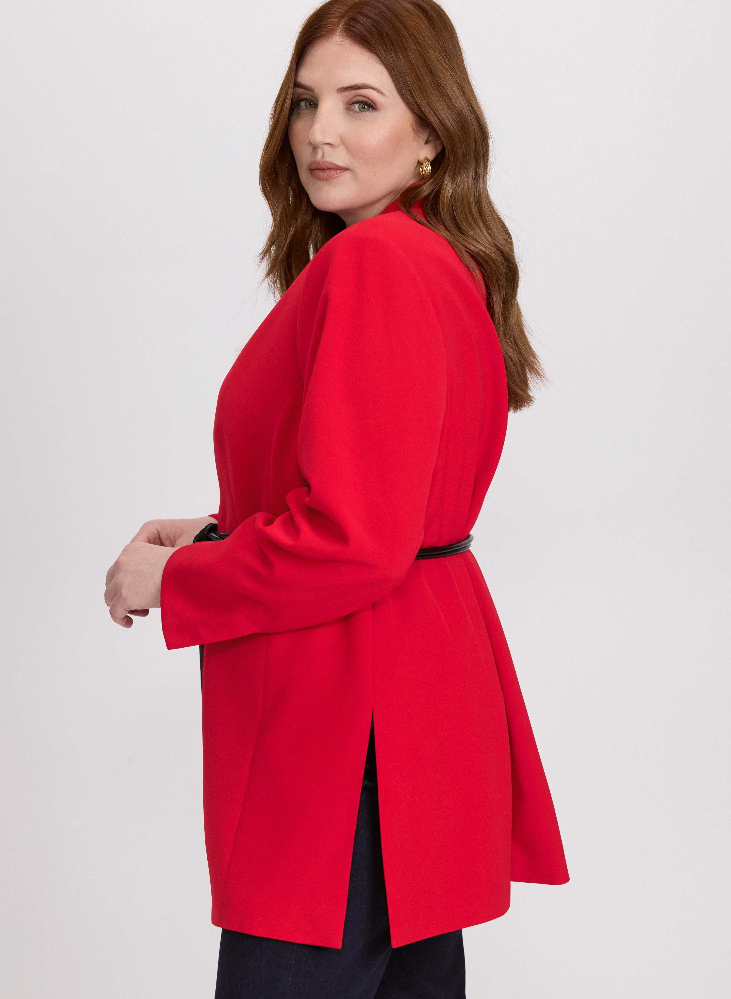 Belted Longline Blazer - Image 4