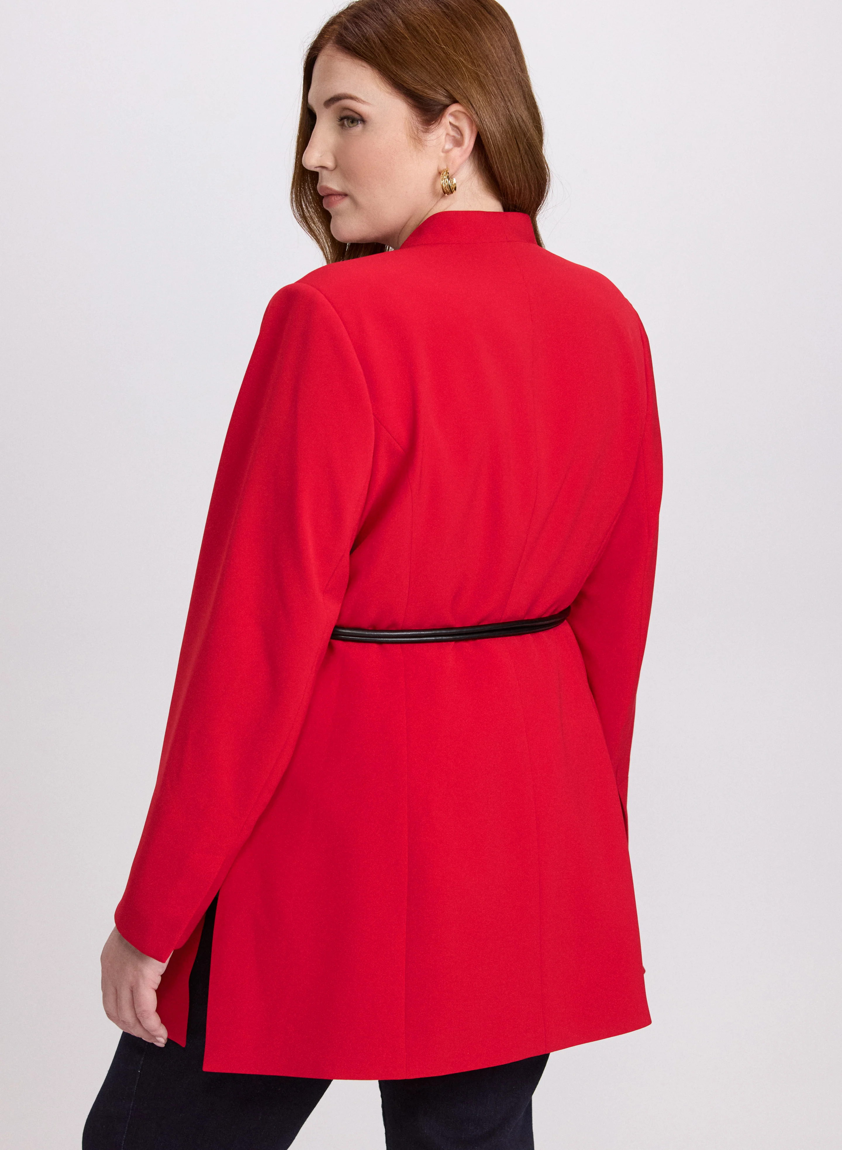 Belted Longline Blazer - Image 5