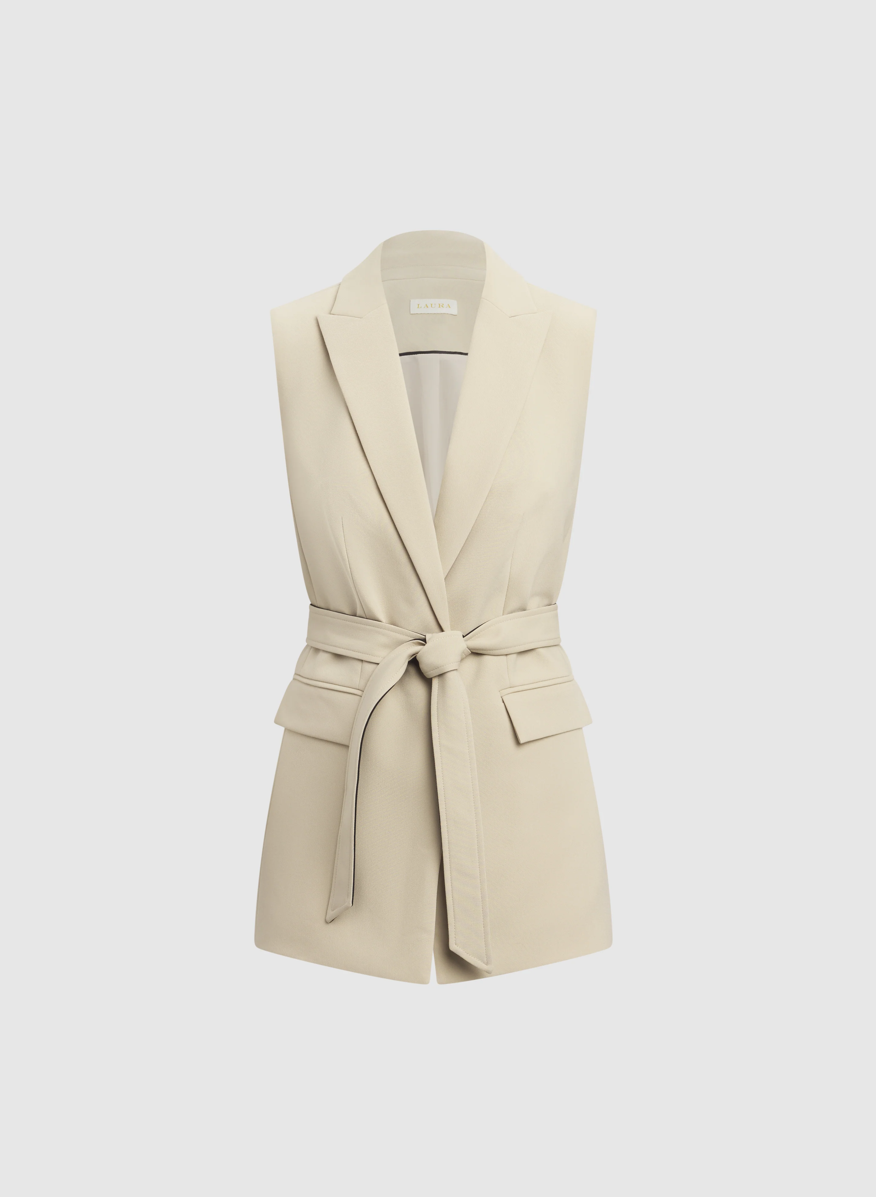 Belted Longline Vest - Image 6