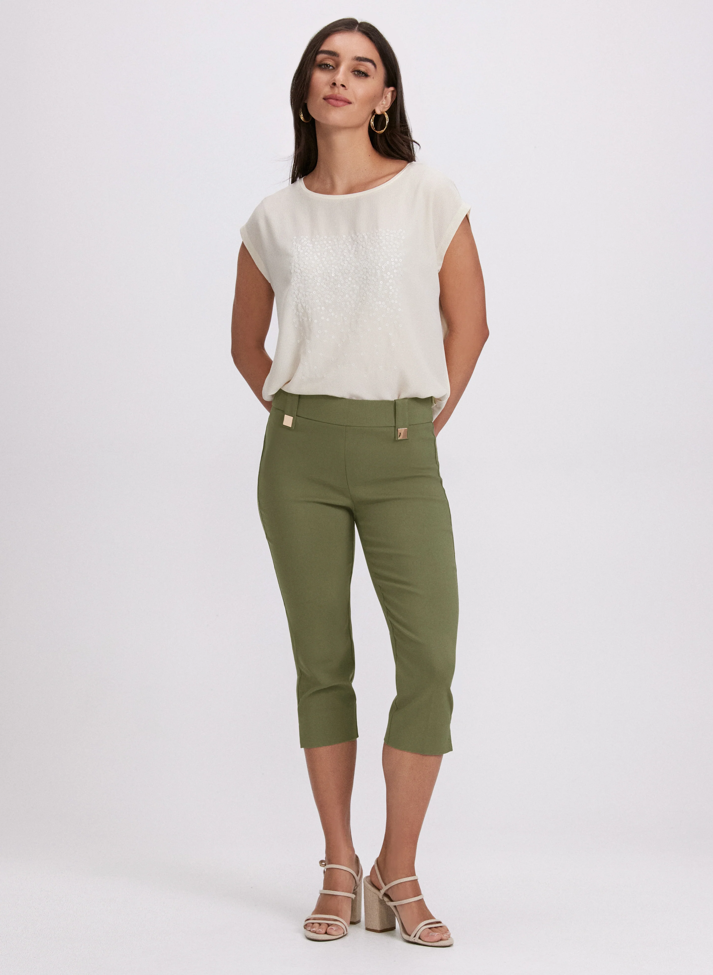 Bengaline Pull-On Capris - Image 4