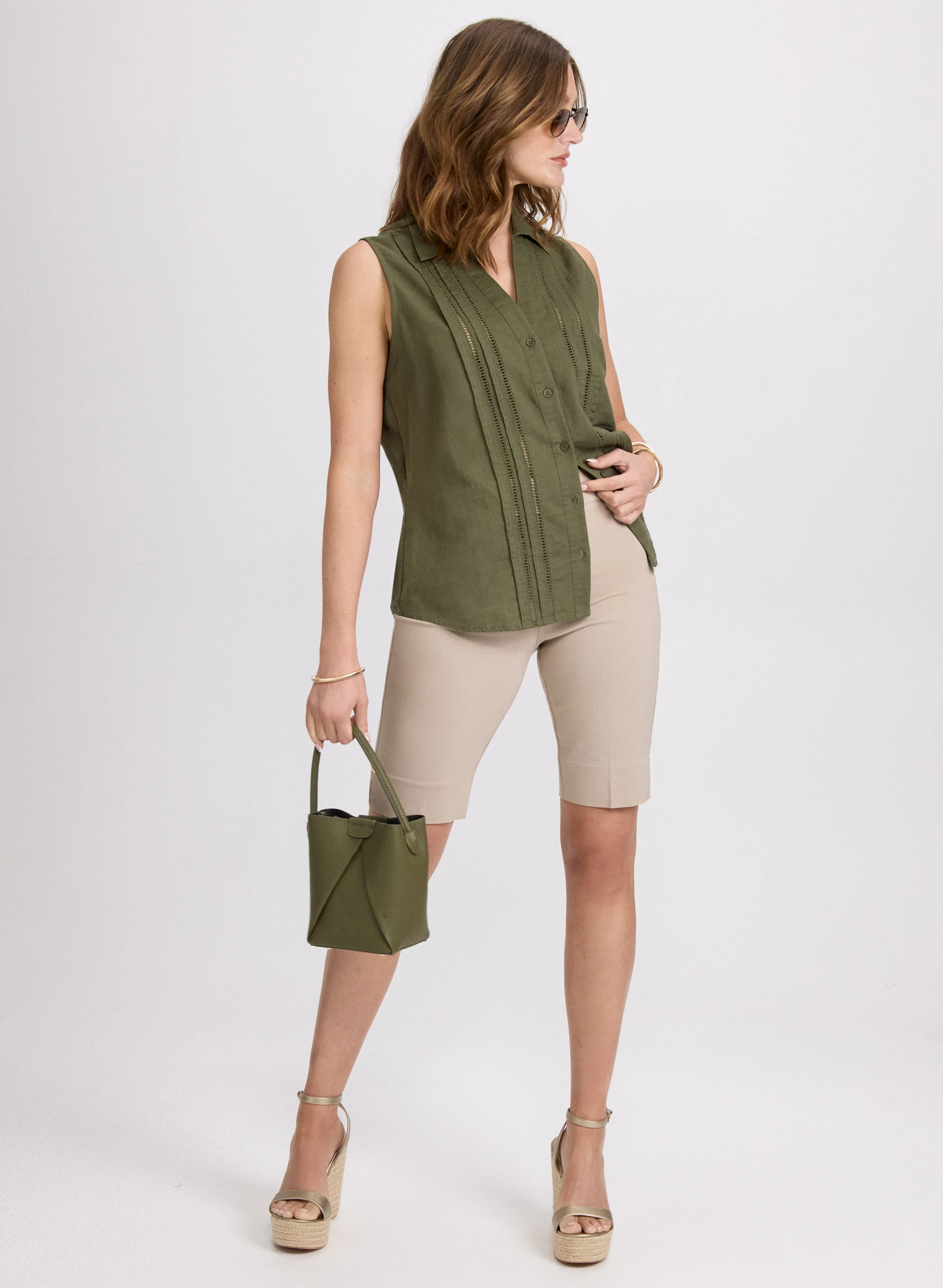Bengaline Pull-On Shorts - Image 4