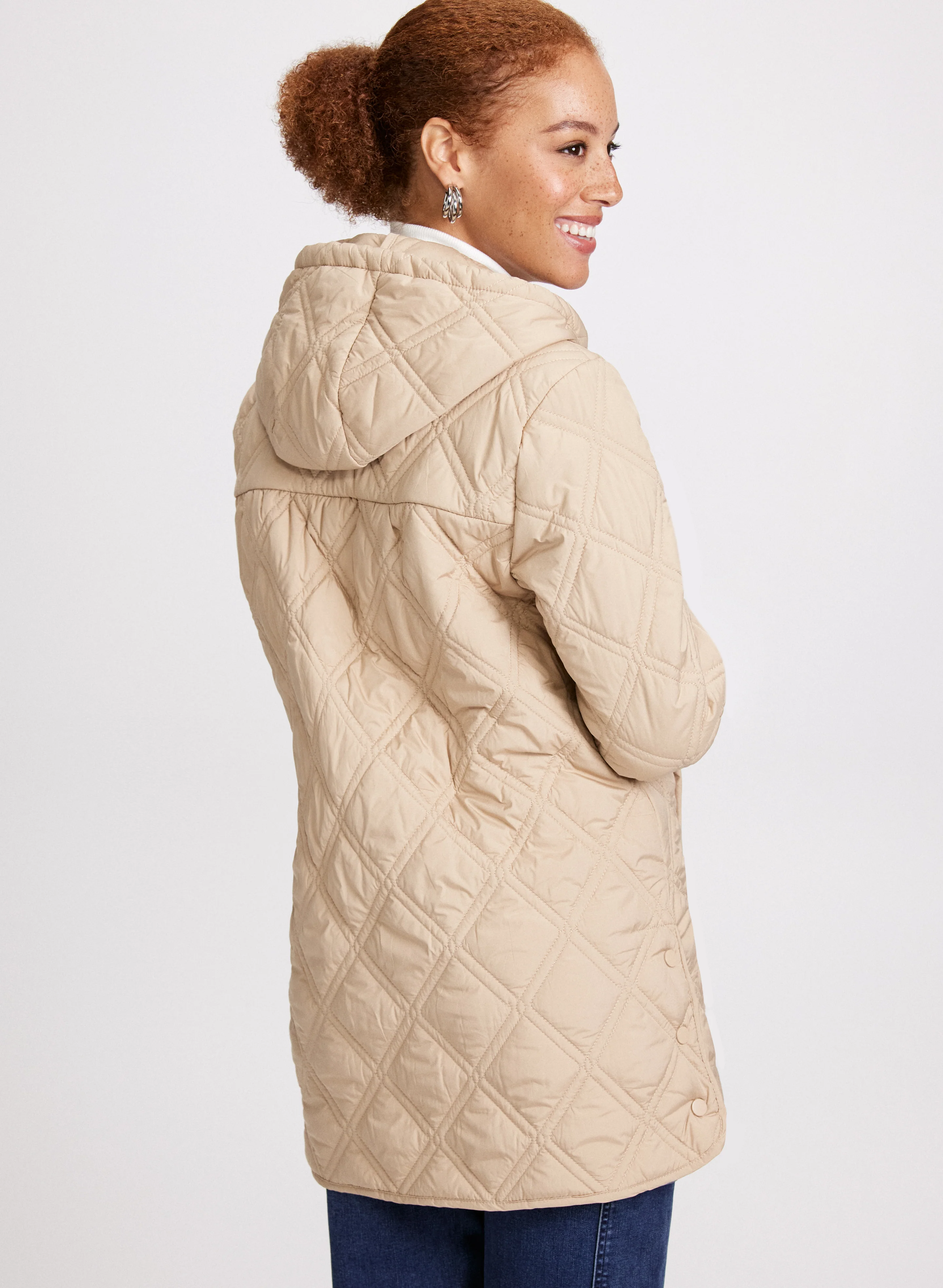 Bernardo - Hooded Quilted Coat - Image 4
