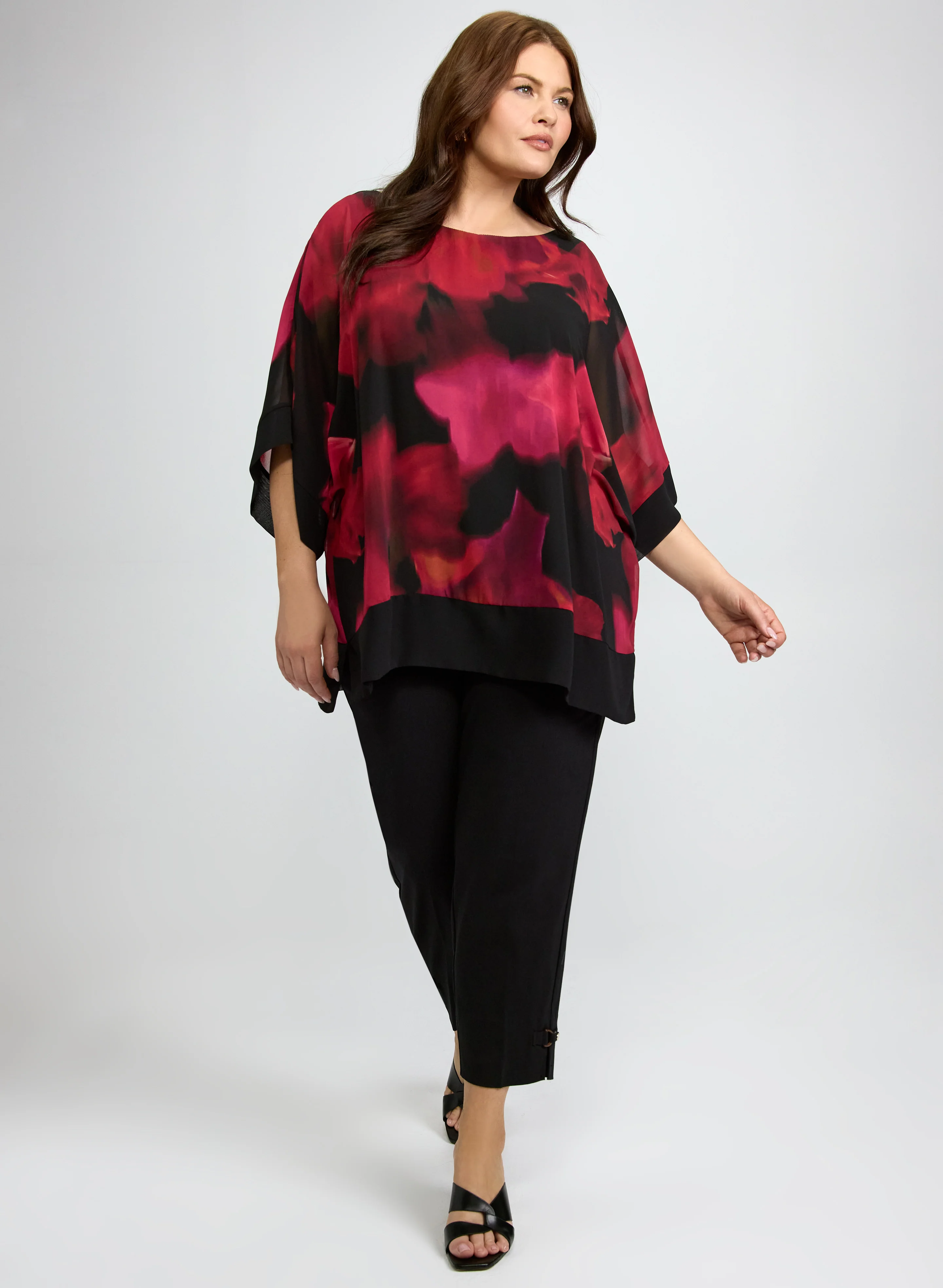 Blurred Floral Blouse - Image 3