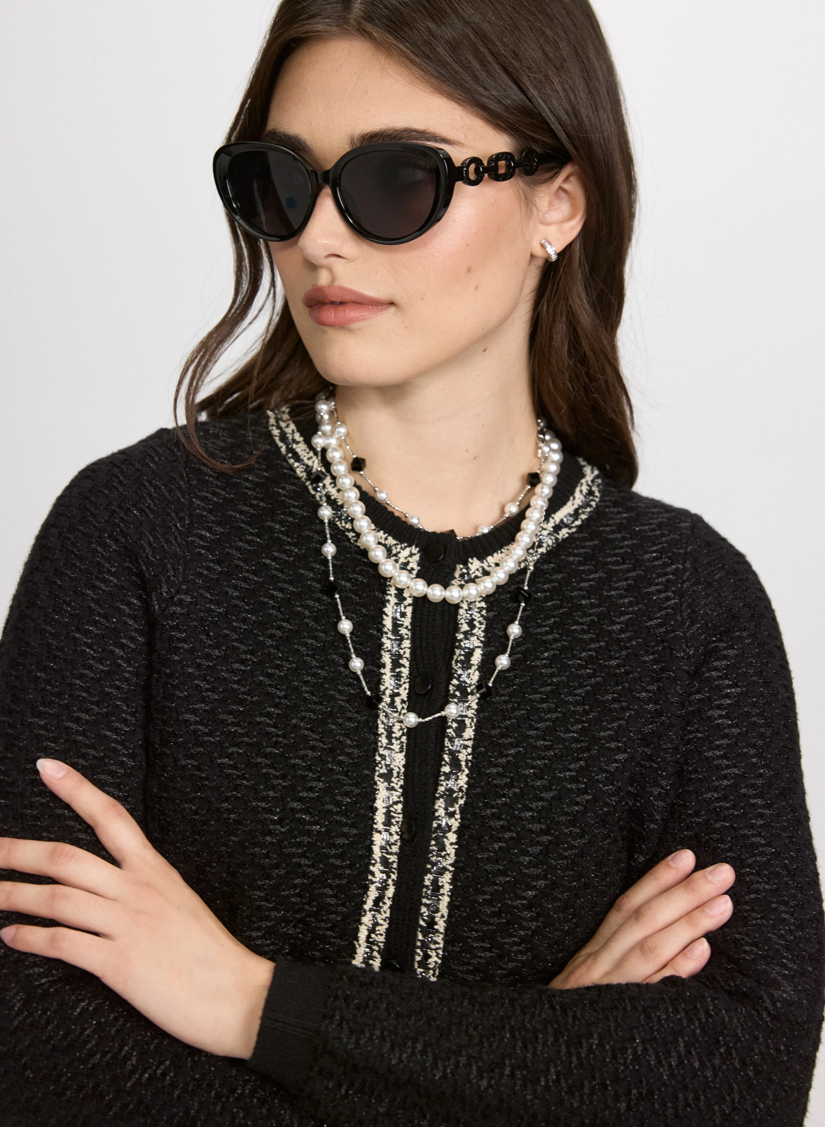 Bouclé Button Cardigan - Image 5
