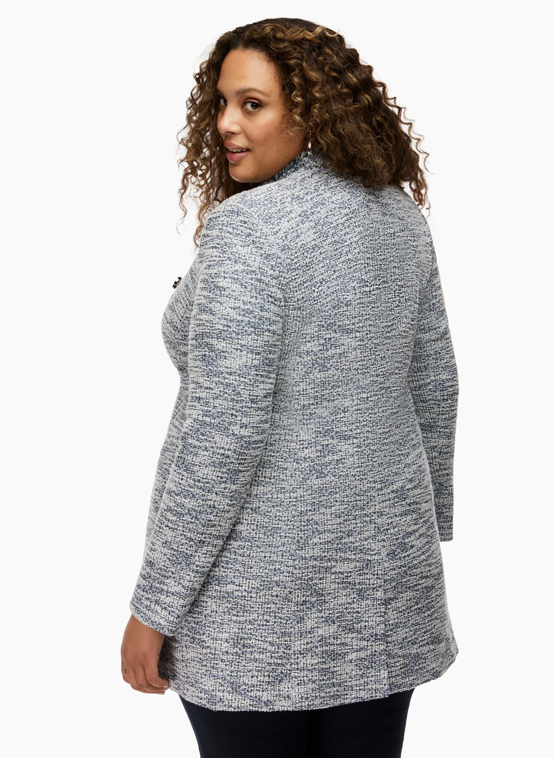 Bouclé Redingote Jacket - Image 2
