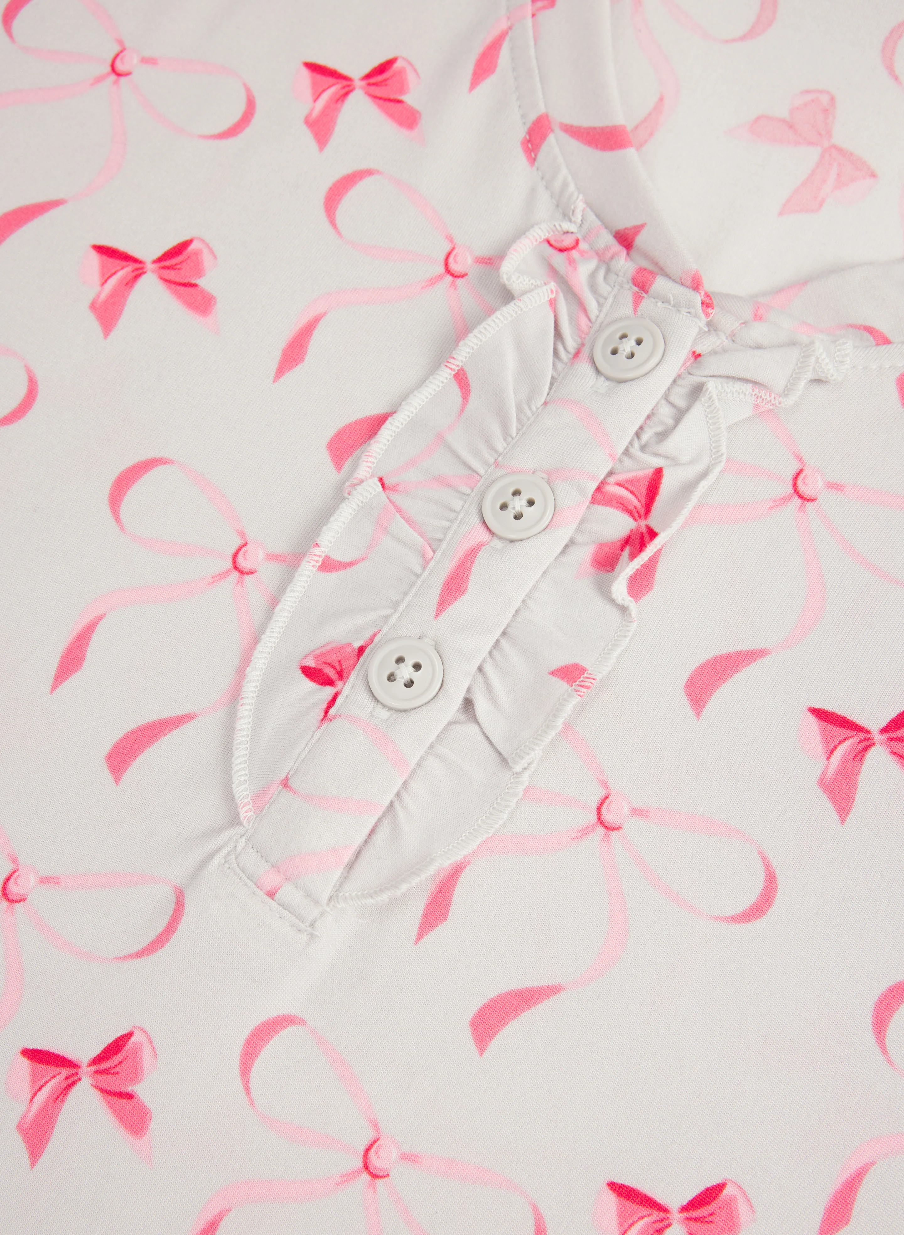 Bow Print Night Gown - Image 7