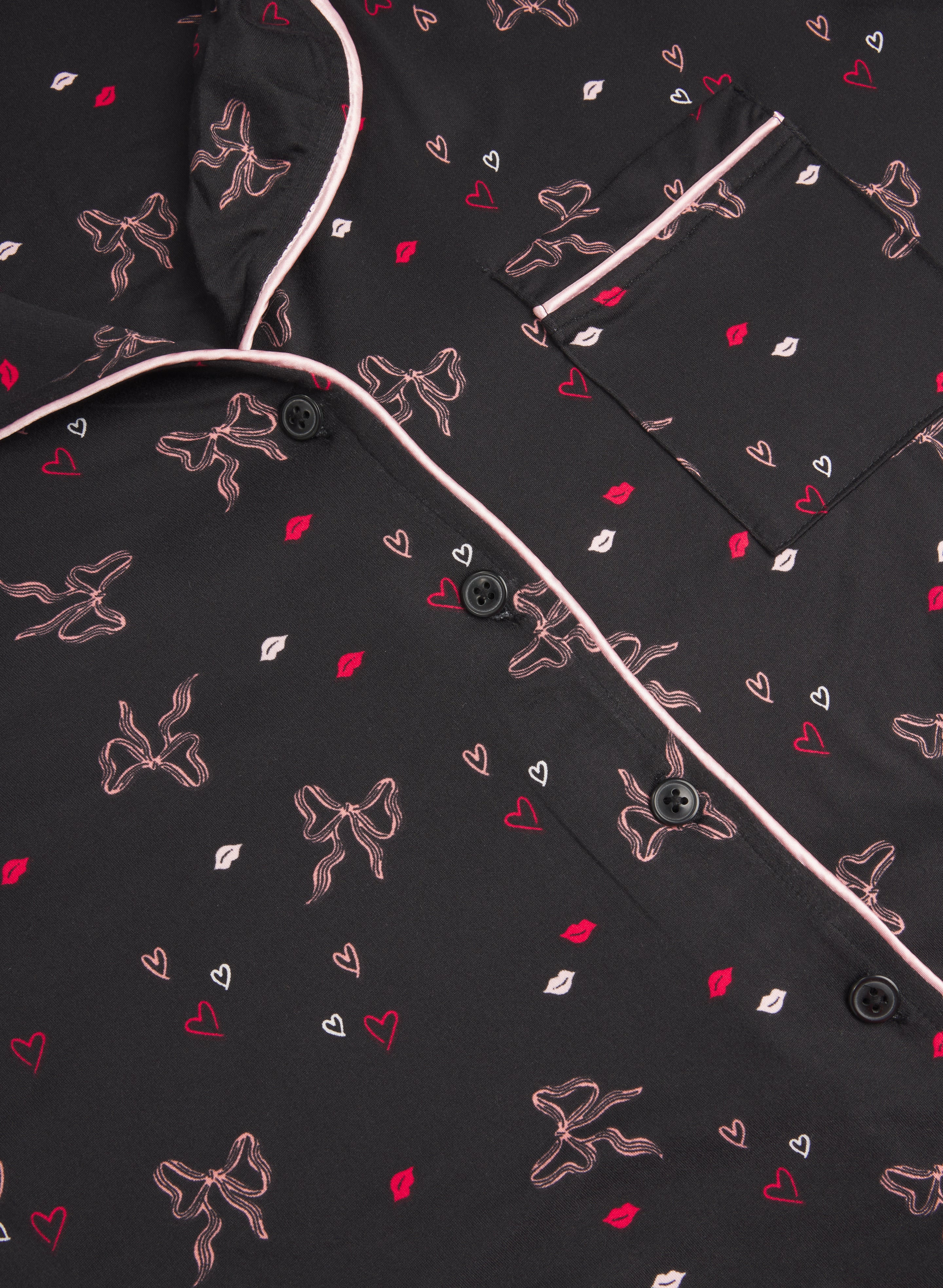 Bow Print Pyjama Set - Image 7