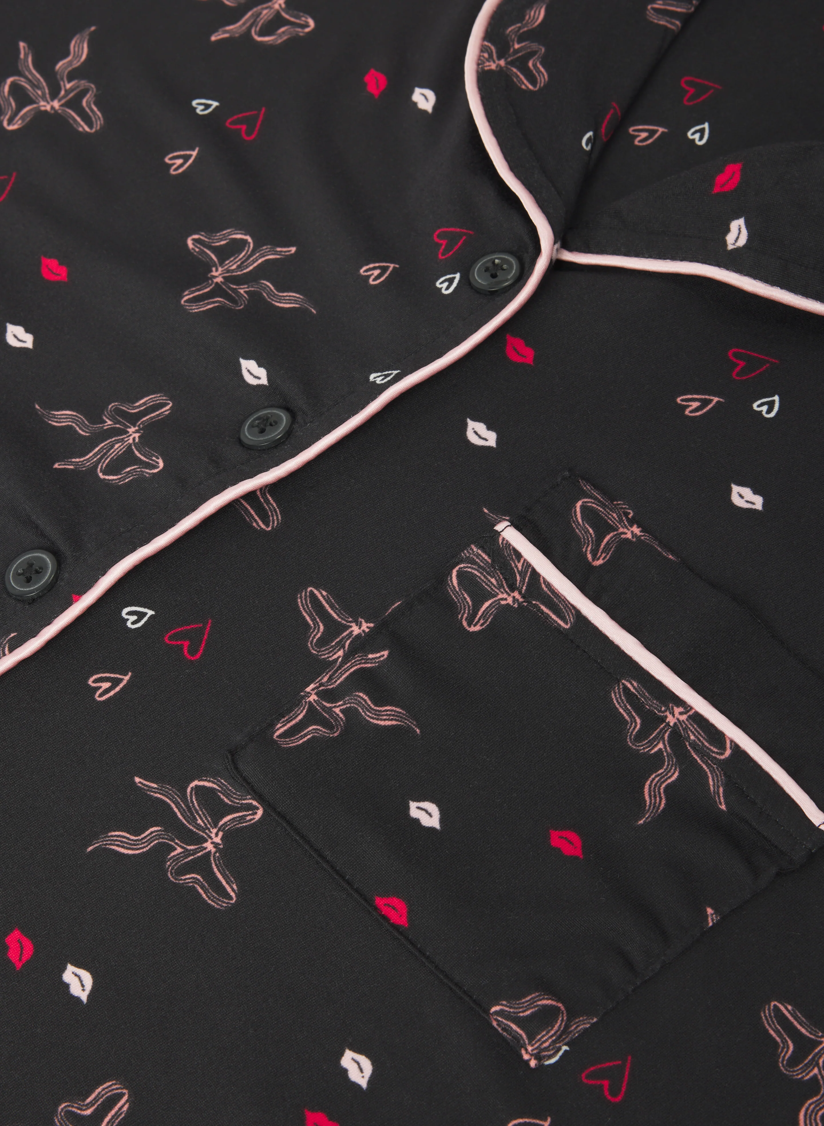 Bow Print Pyjama Set - Image 8