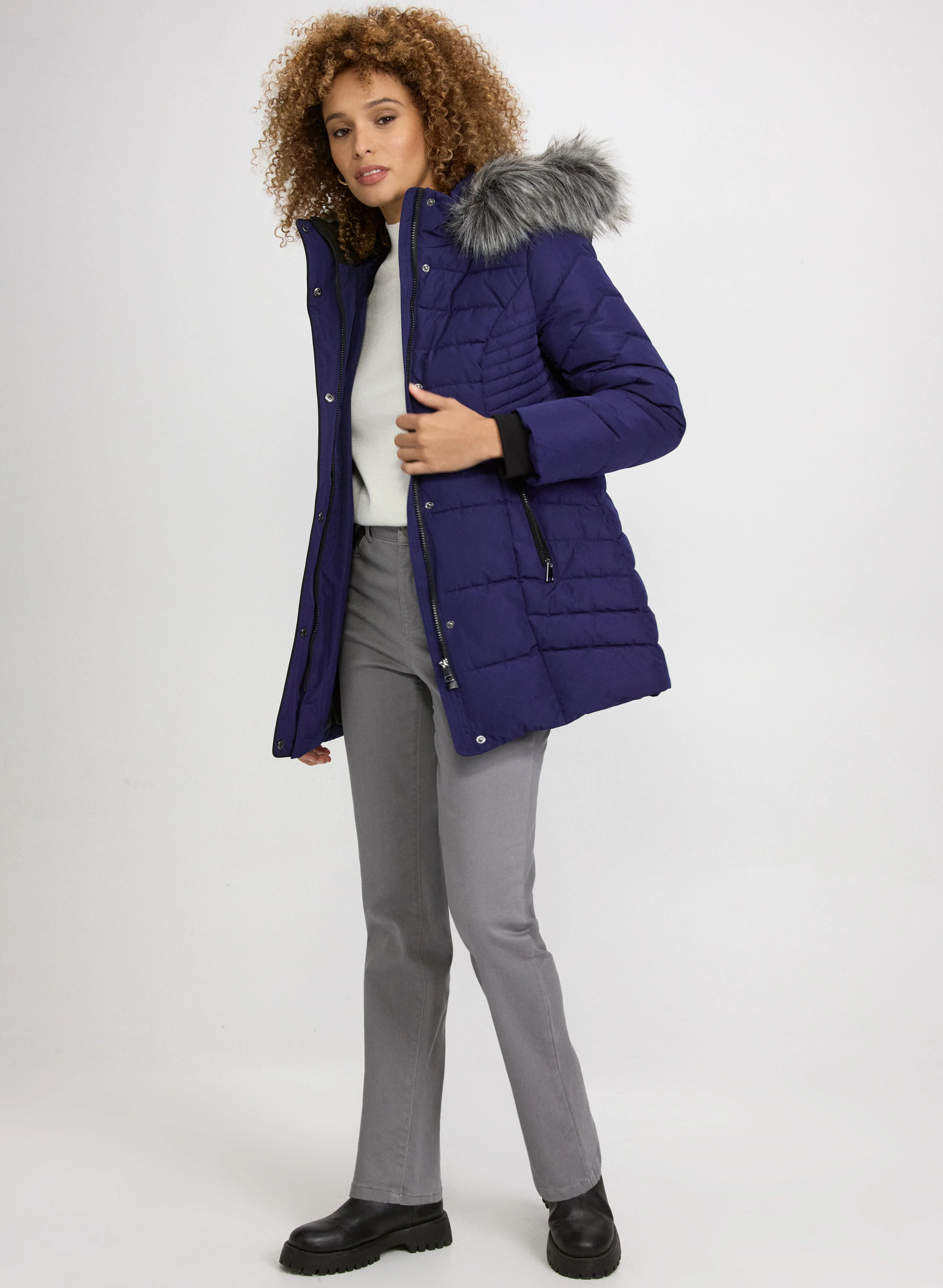 Box Quilted Coat - Image 3