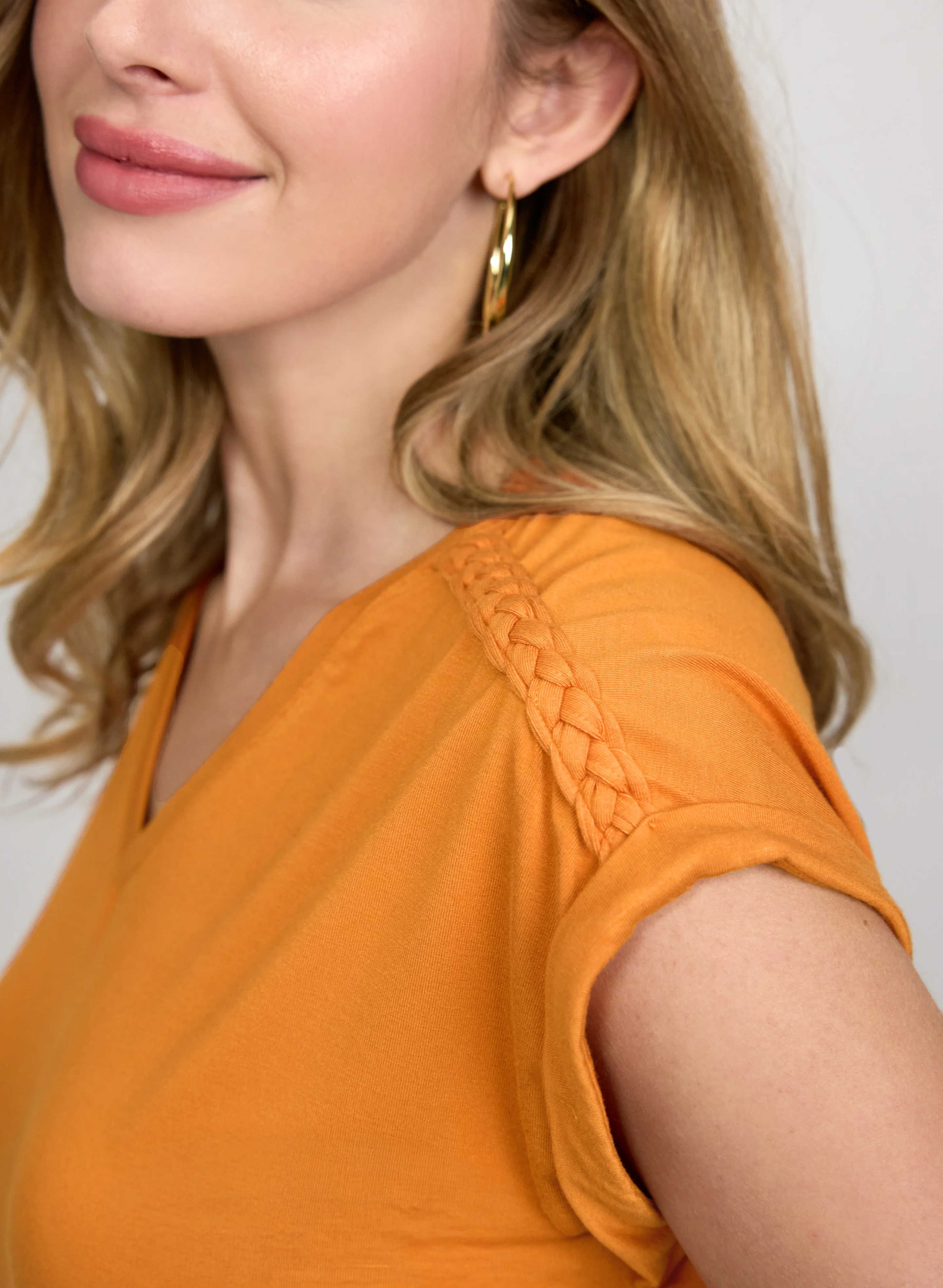 Braided Detail T-Shirt - Image 2