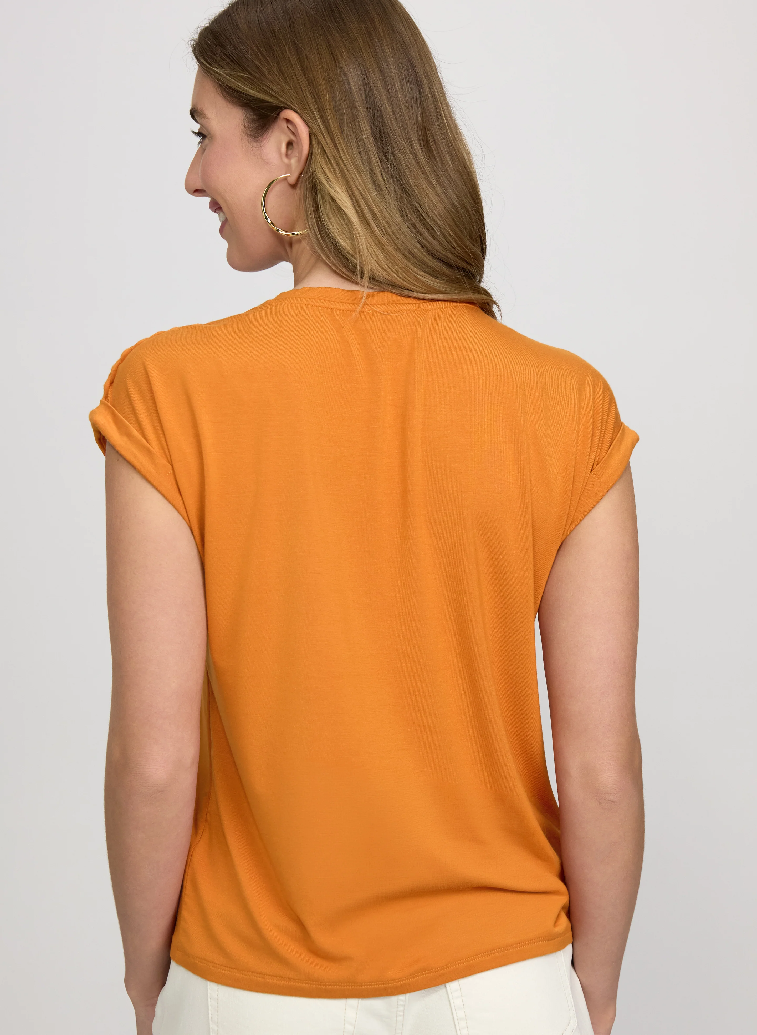 Braided Detail T-Shirt - Image 4