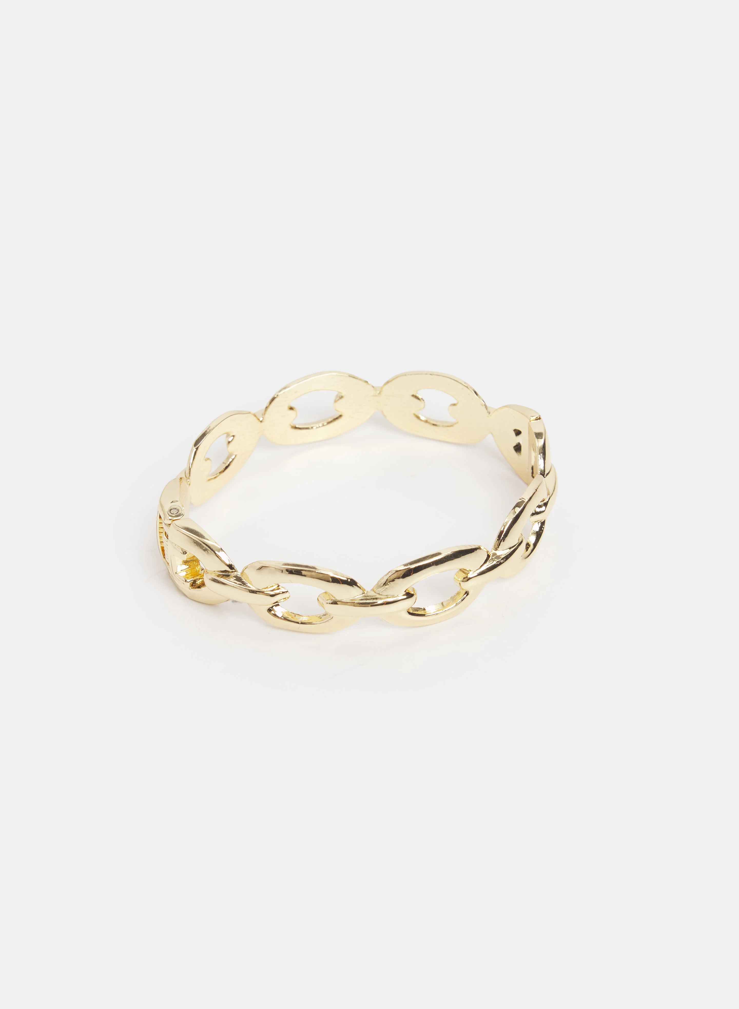 Brass Oval Links Bracelet