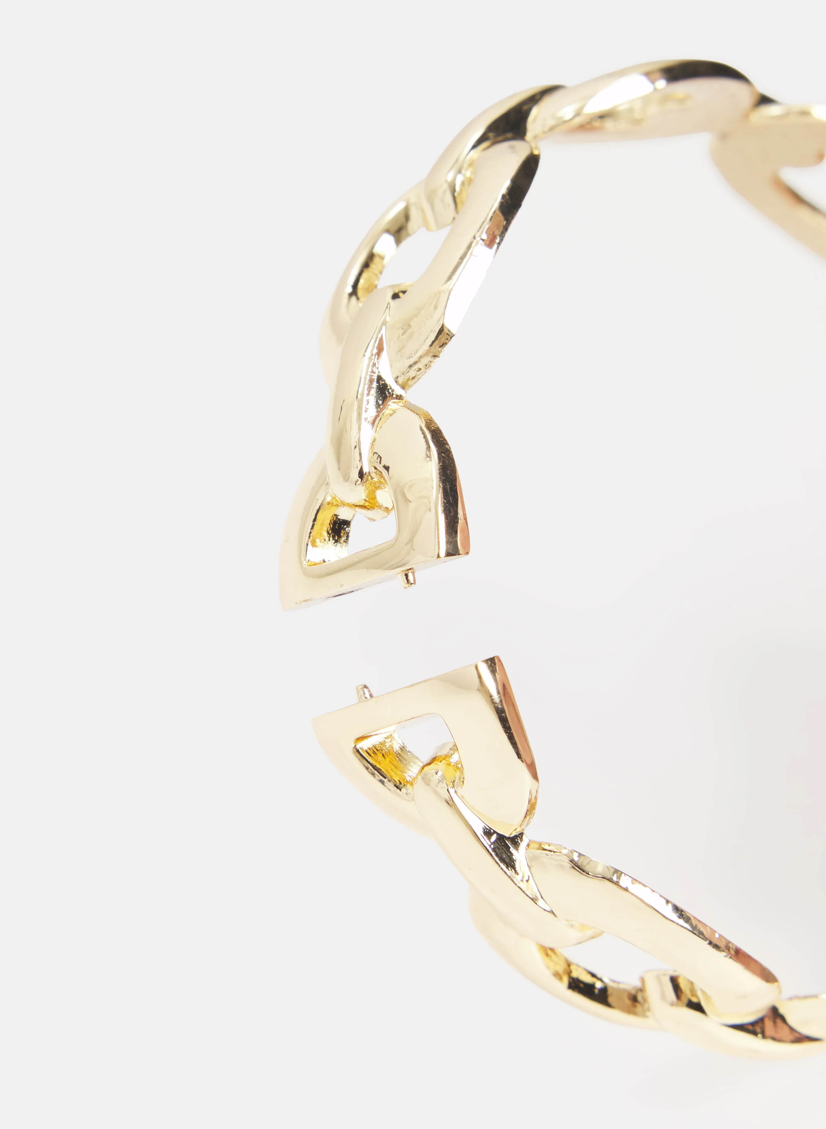 Brass Oval Links Bracelet - Image 2